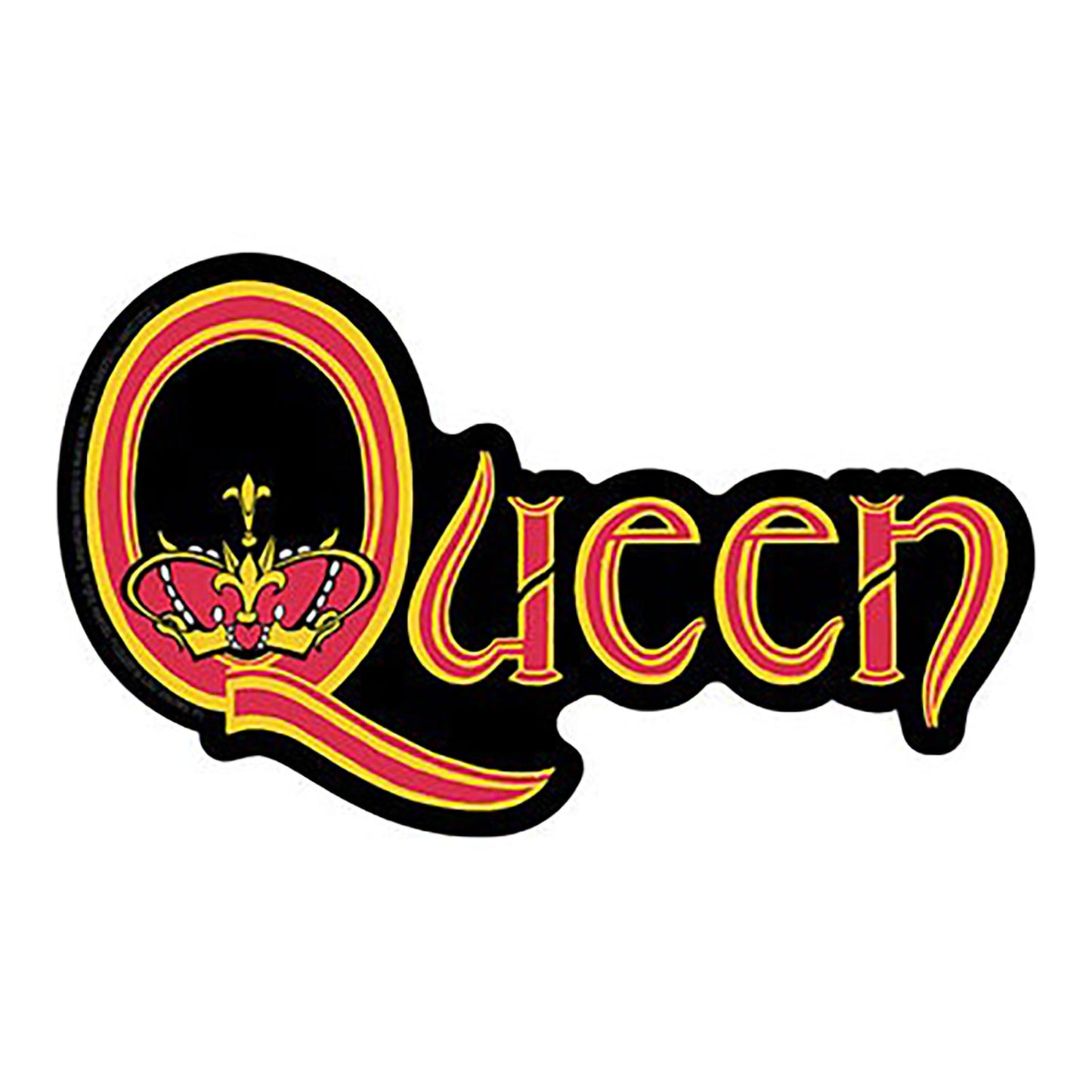 Queen 1973 Logo Sticker Front