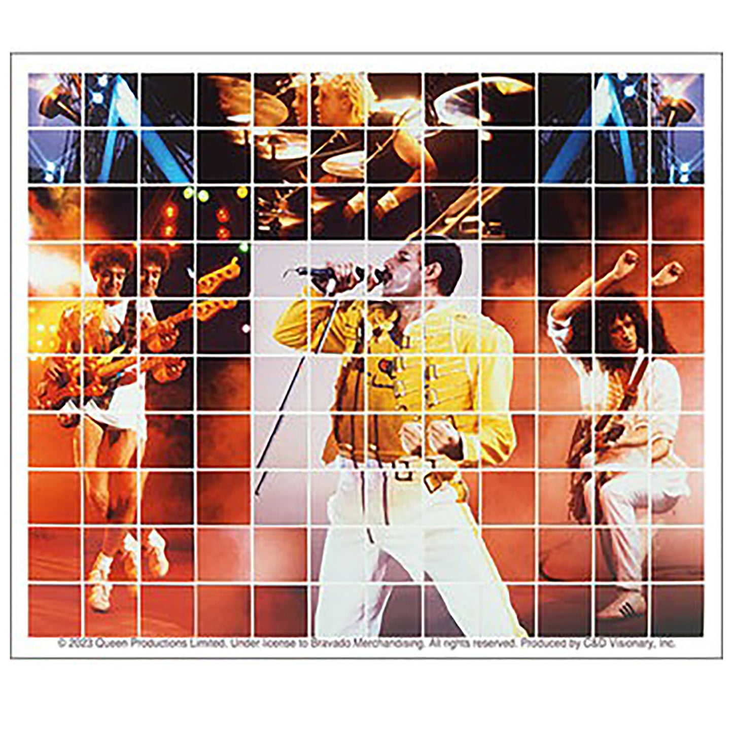 Queen Grid Sticker Front
