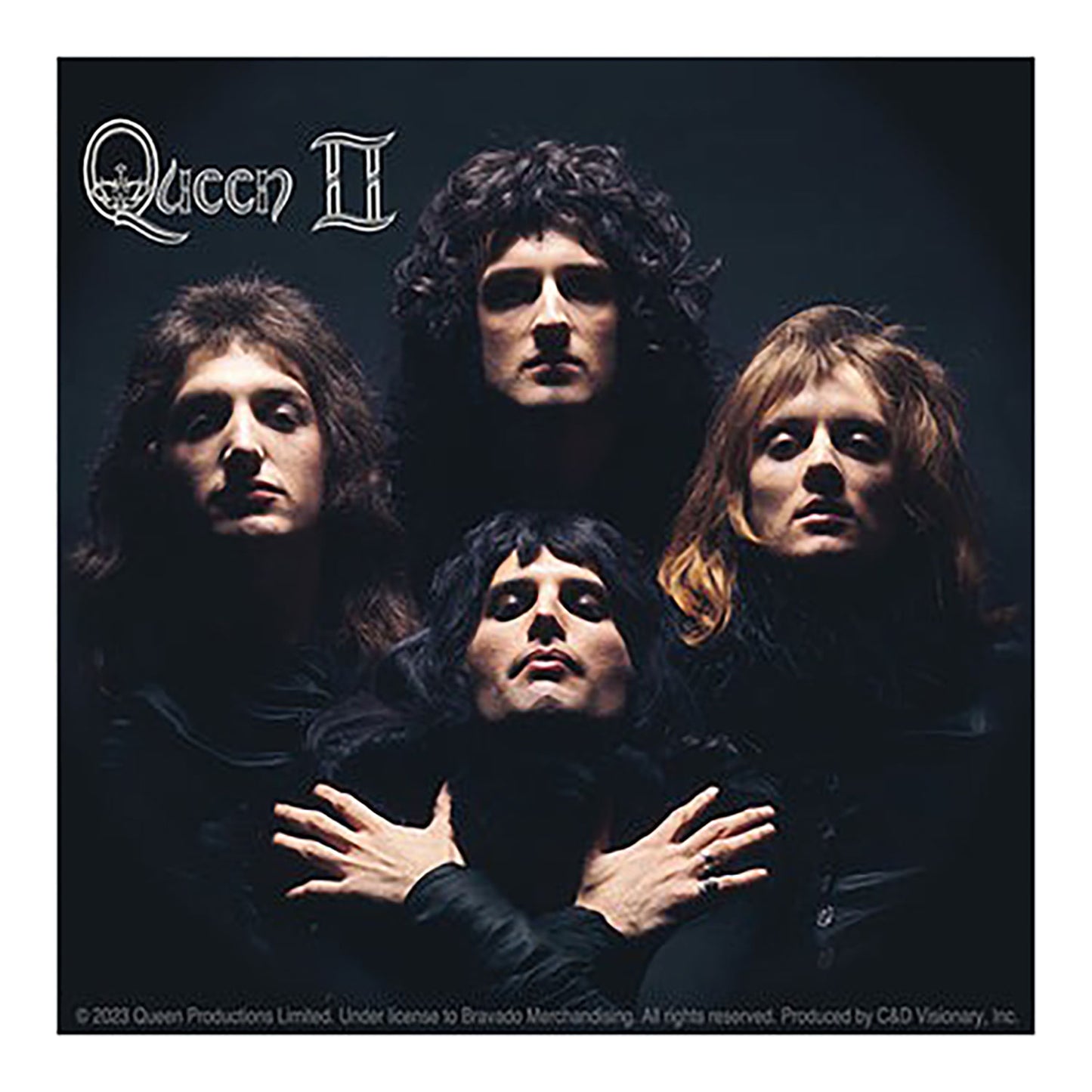 Queen 2nd Album Sticker Front