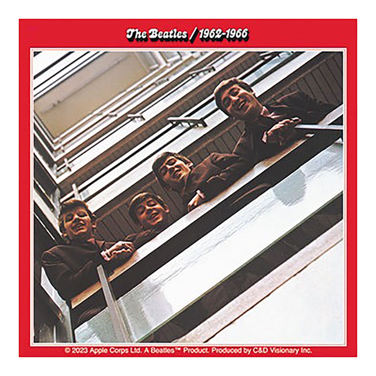 The Beatles Greatest Hits (1962-66) Sticker Front