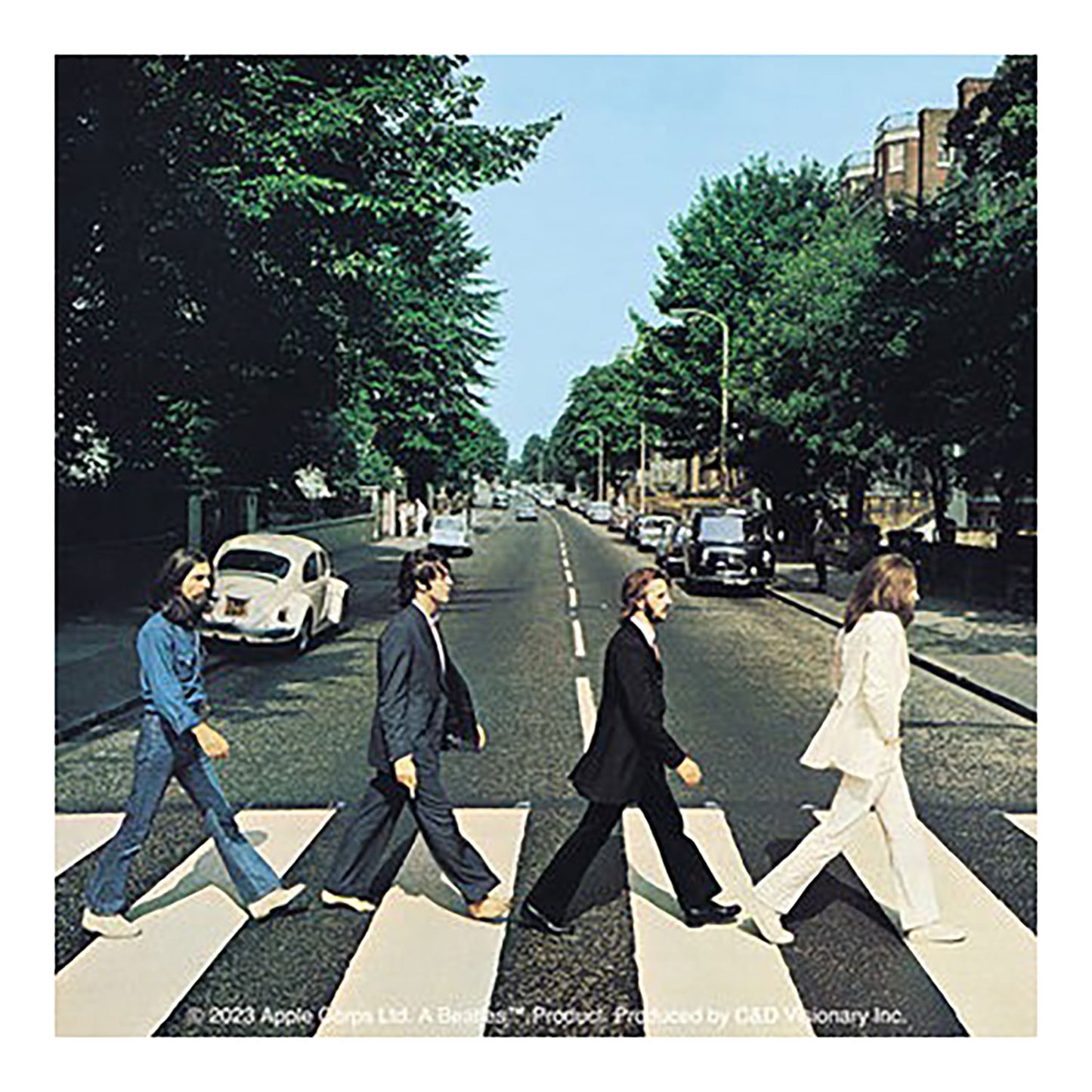 The Beatles Abbey Road Sticker Front