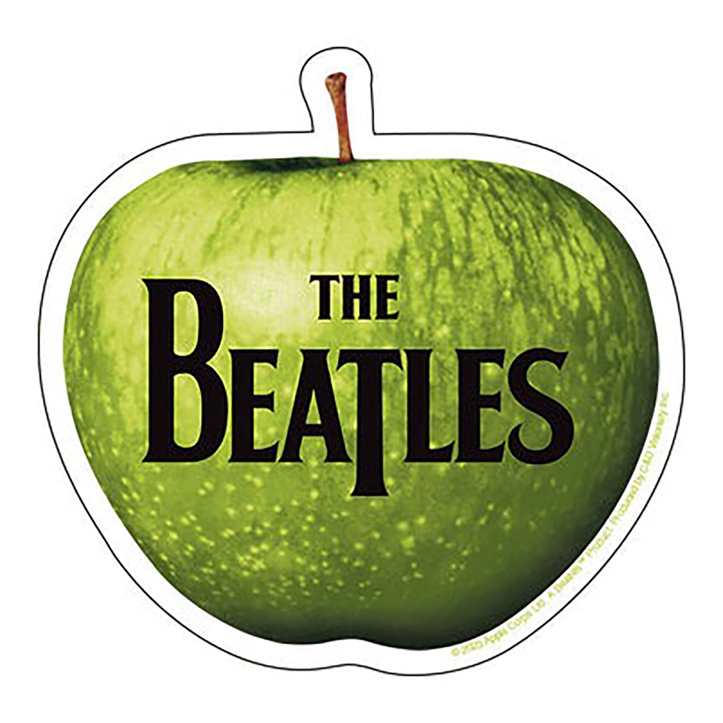 The Beatles Apple Logo Sticker Front