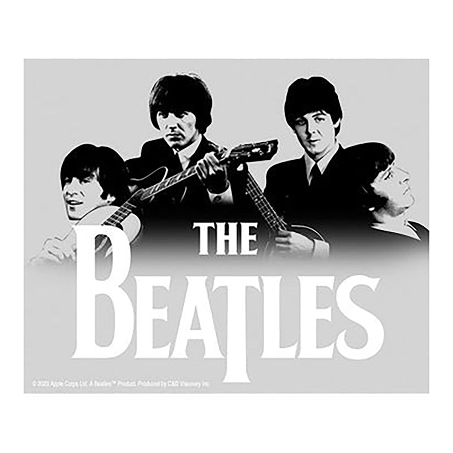 The Beatles Gradient Graphic Sticker Front