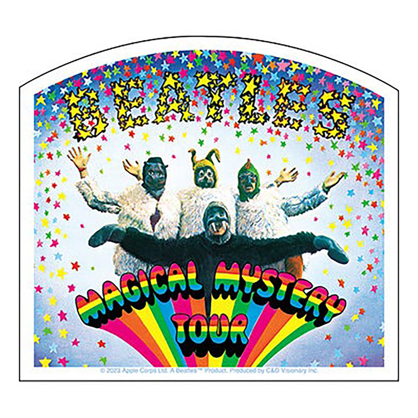 The Beatles Magical Mystery Tour Sticker Front