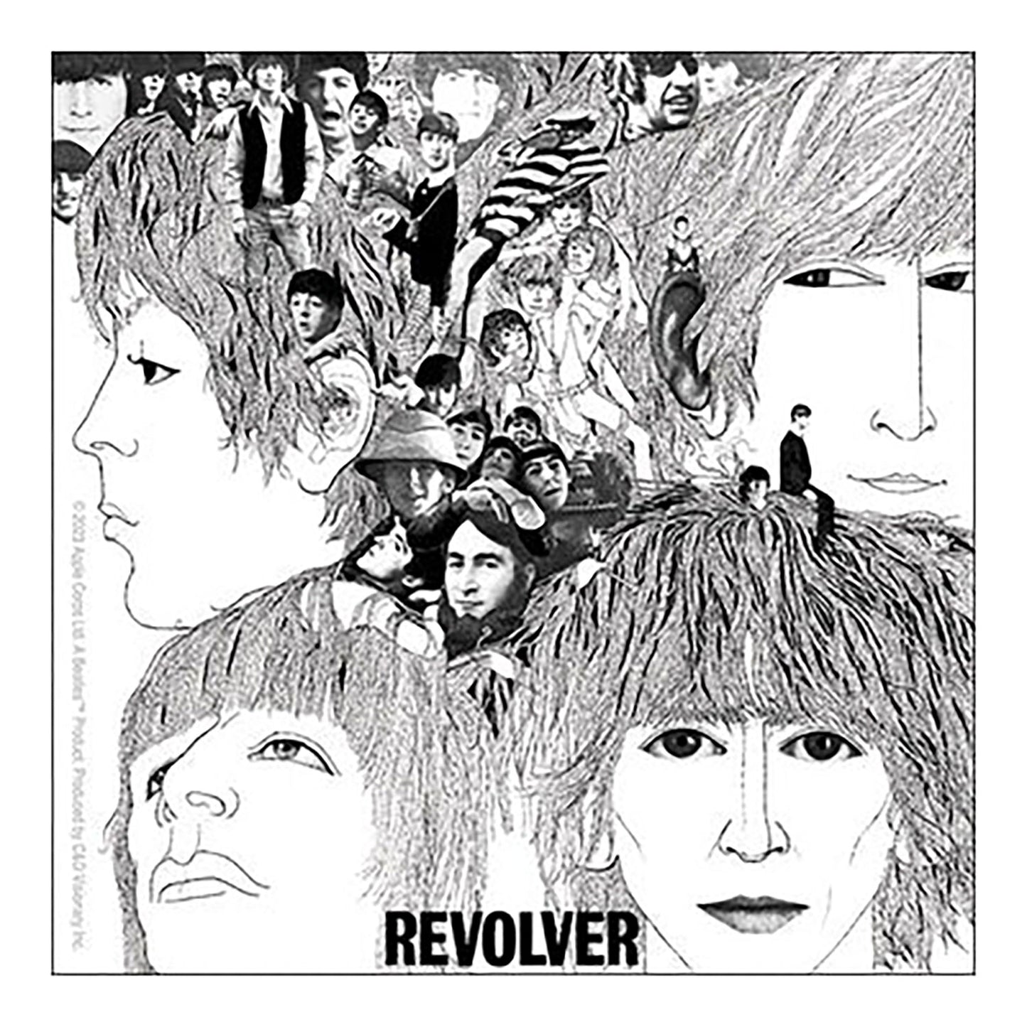 The Beatles Revolver Sticker Front