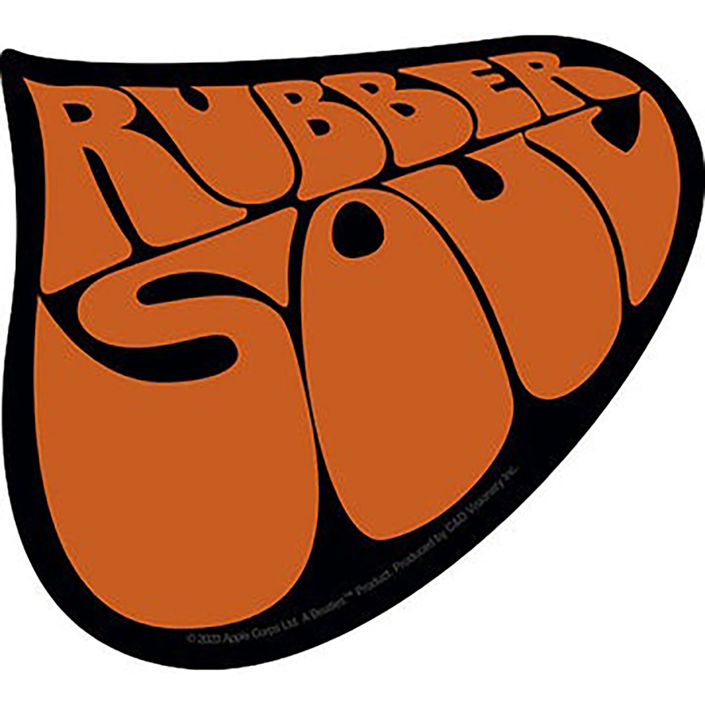 The Beatles Rubber Soul Logo Sticker Front