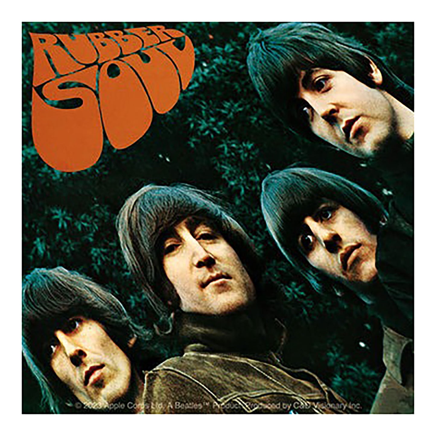 The Beatles Rubber Soul Album Sticker Front