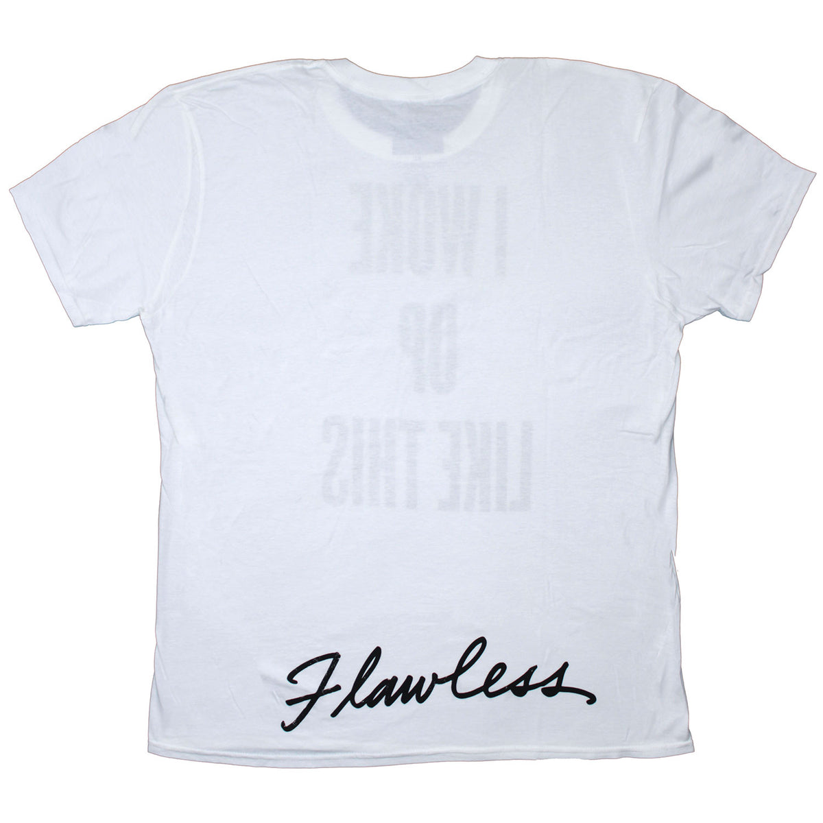 Beyonce I Woke Up Like This - Flawless Slim Fit T-shirt Back
