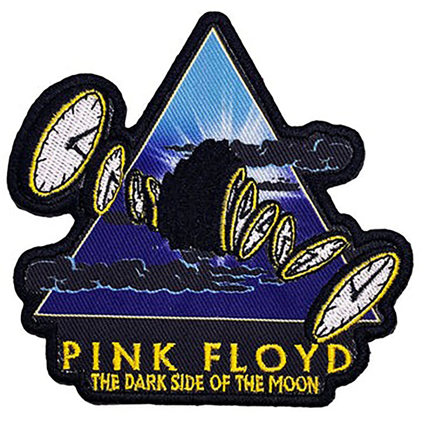 Pink Floyd Clocks Embroidered Patch Front