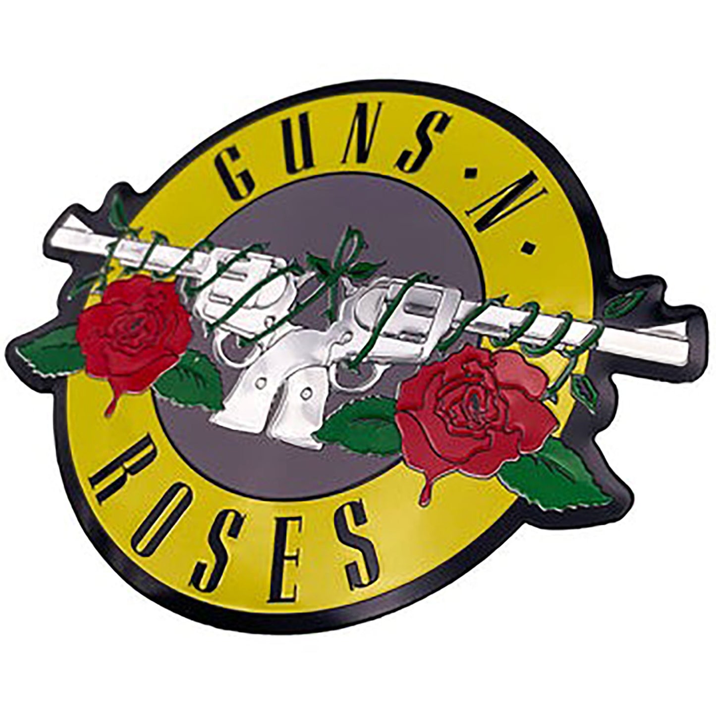 Guns N Roses Bullet Metal Sticker Back