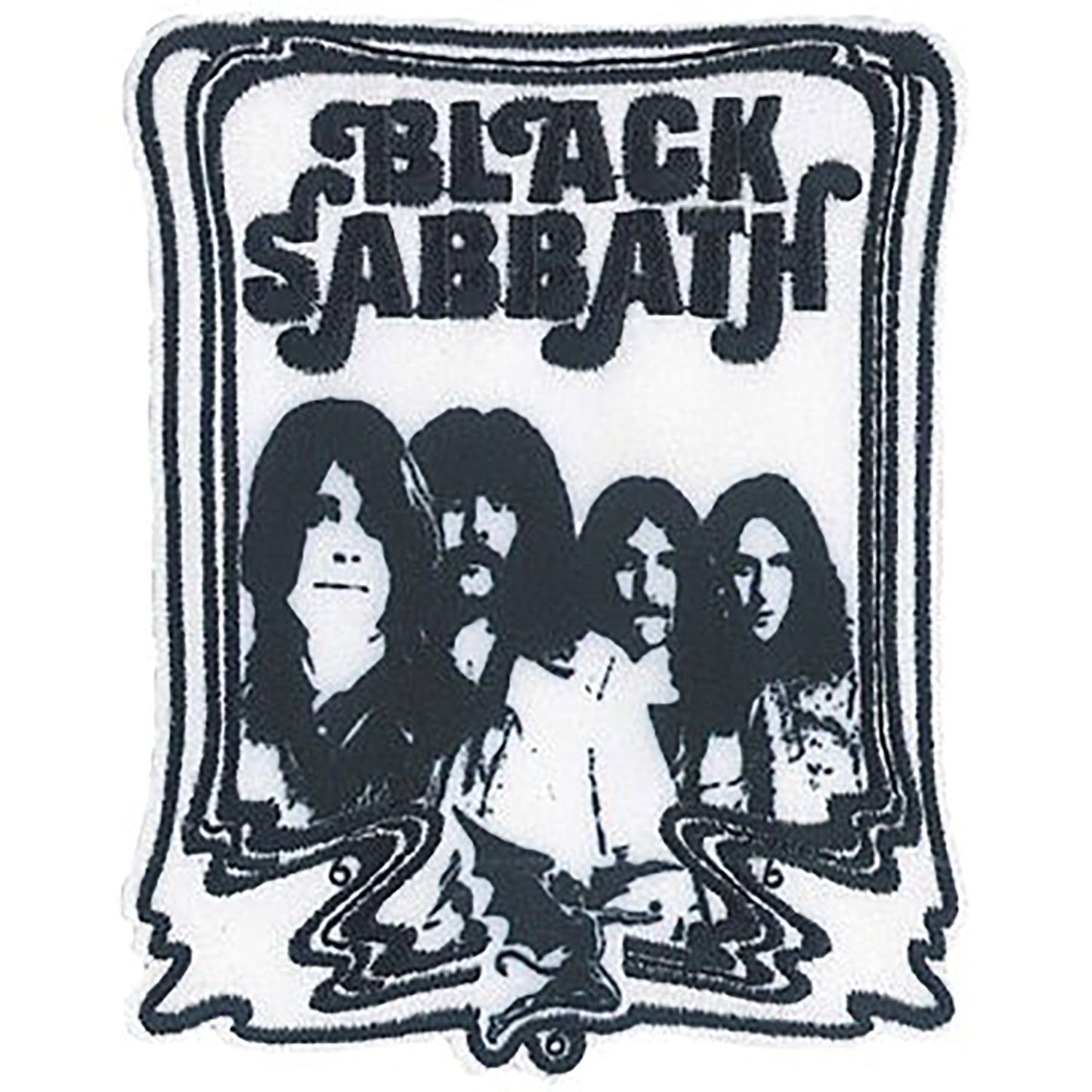 Black Sabbath Poster Embroidered Patch Front
