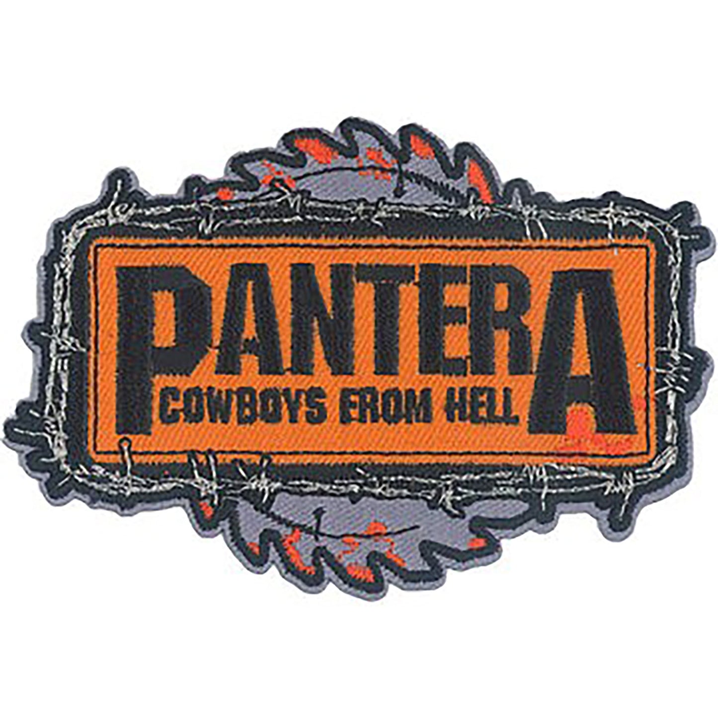 Pantera Cowboys From Hell Embroidered Patch Front