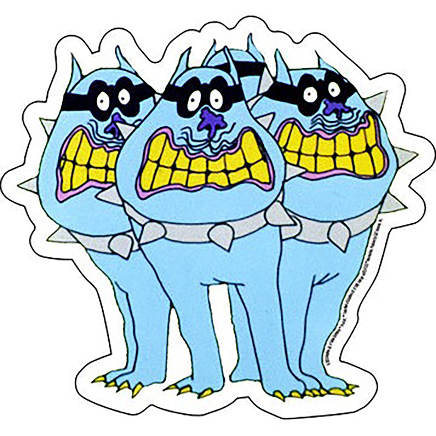 The Beatles Yellow Submarine Dogs Sticker Front