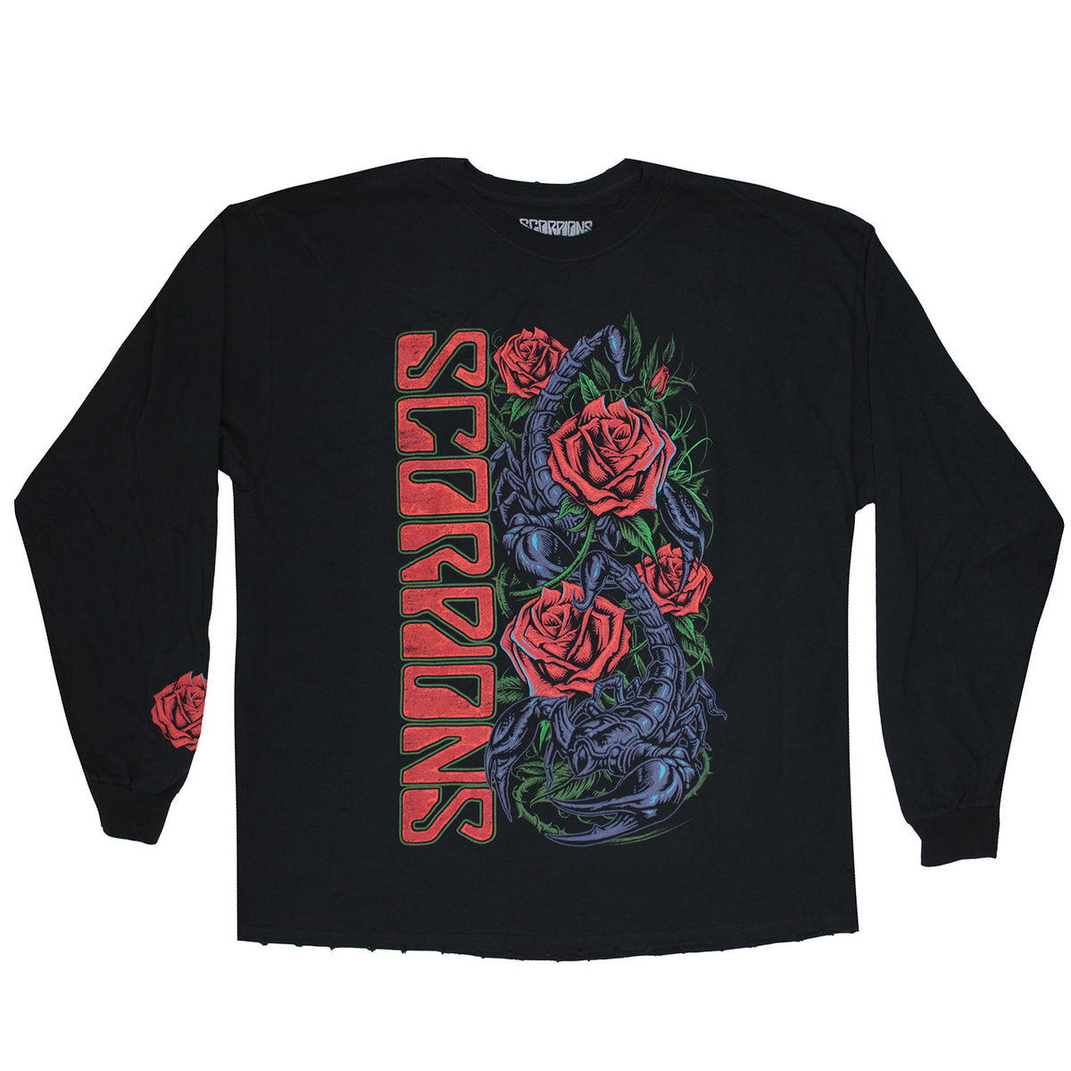 Roses And Scorpions Long Sleeve Front