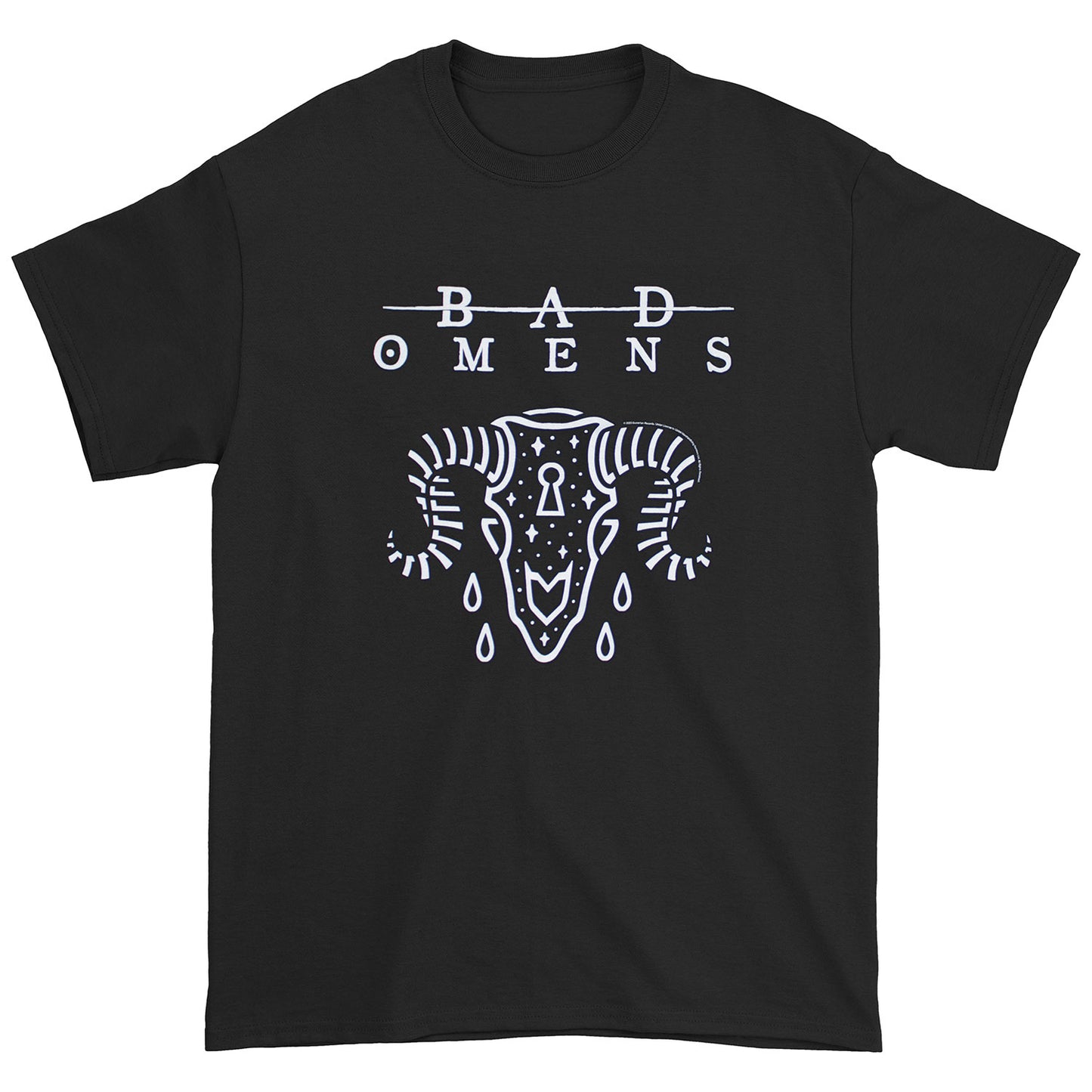 Bad Omens Ram Skull Slim Fit T-shirt Front