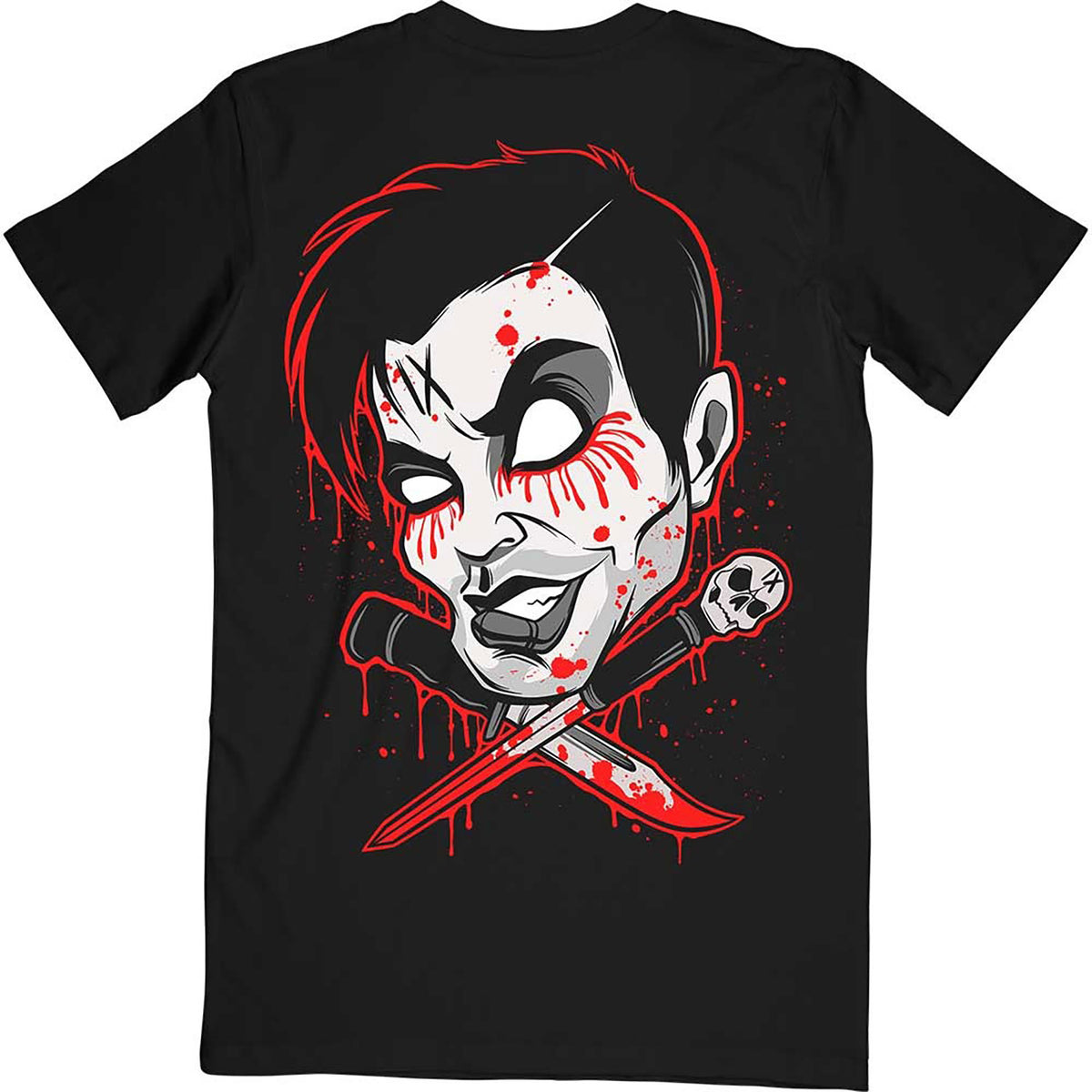 Ice Nine Kills Cross Swords (Back Print) Slim Fit T-shirt Back