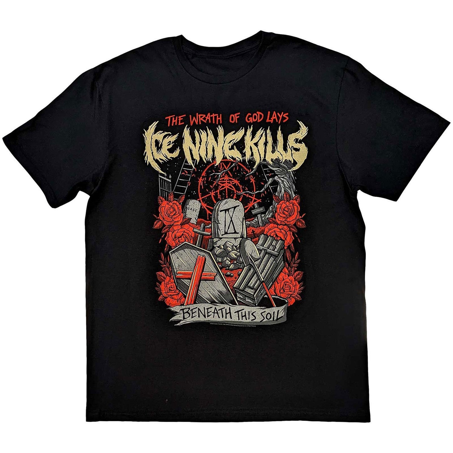 Ice Nine Kills Wrath Slim Fit T-shirt Front