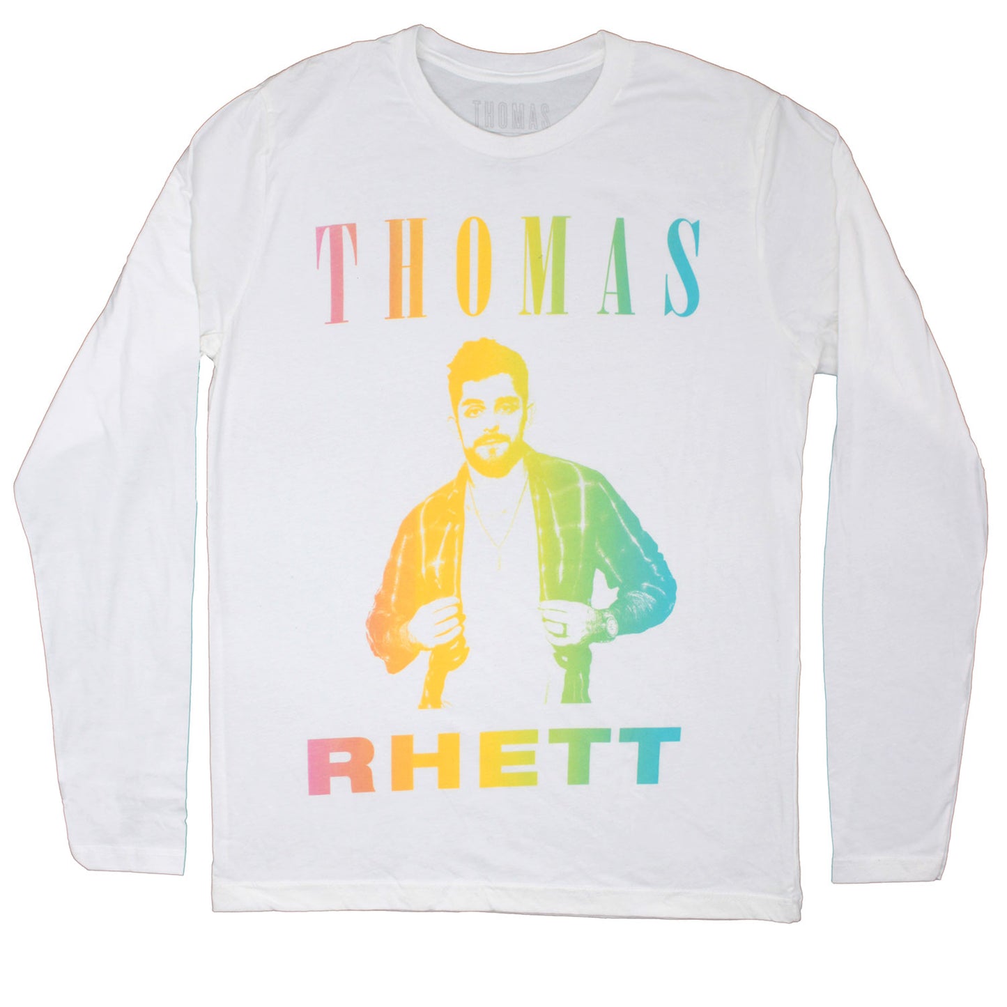 Thomas Rhett Gradient Long Sleeve Tee Long Sleeve Front