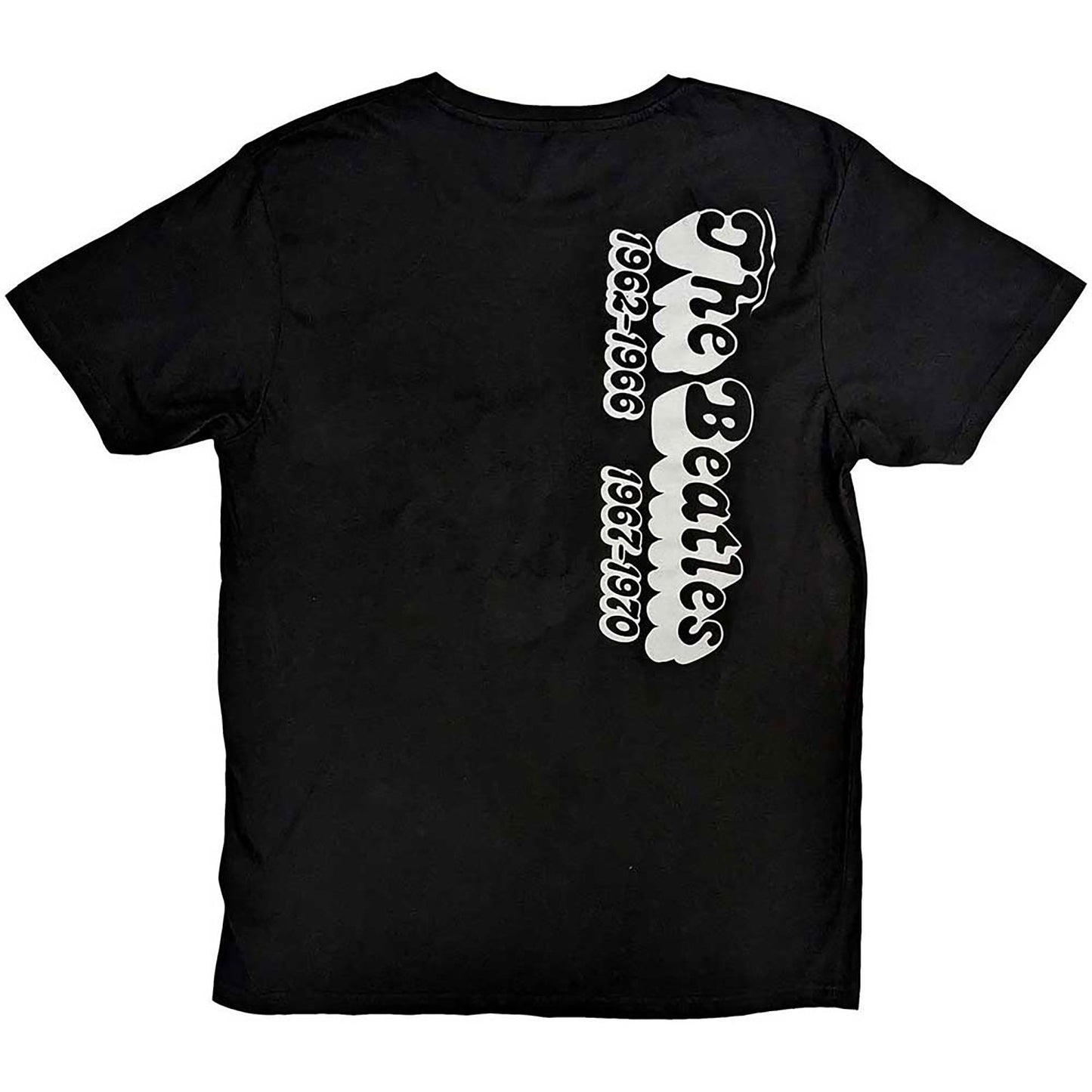 Beatles 70s Logo & Years (Back Print) Slim Fit T-shirt Back