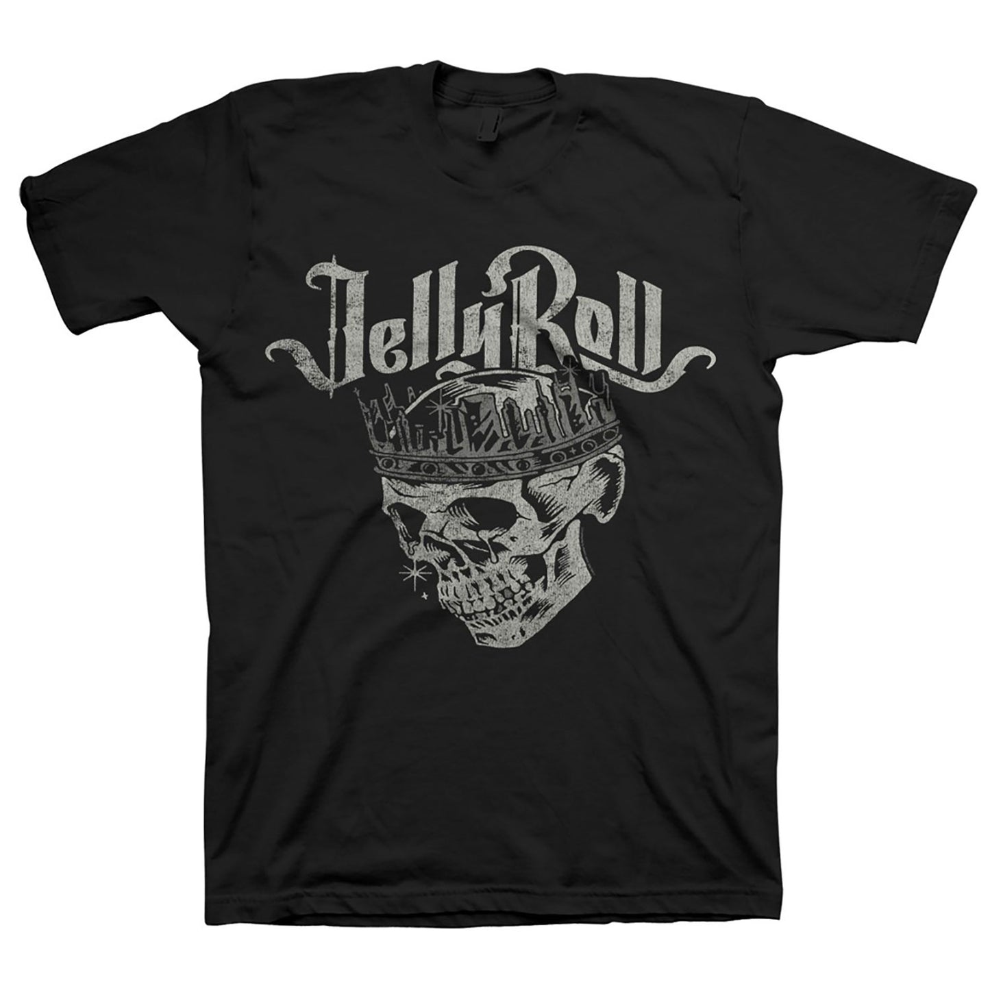 Jelly Roll City Skull T-shirt Front
