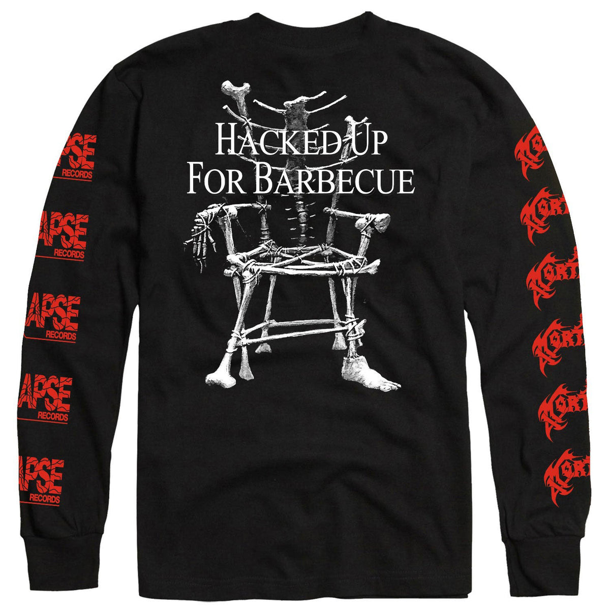 Mortician Hacked Up For Barbecue Long Sleeve Back