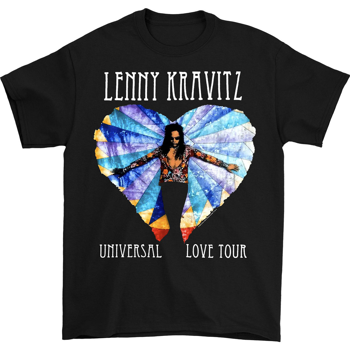 Lenny Kravitz Universal Love Tour by Screen Stars Best Vintage T-shirt Front