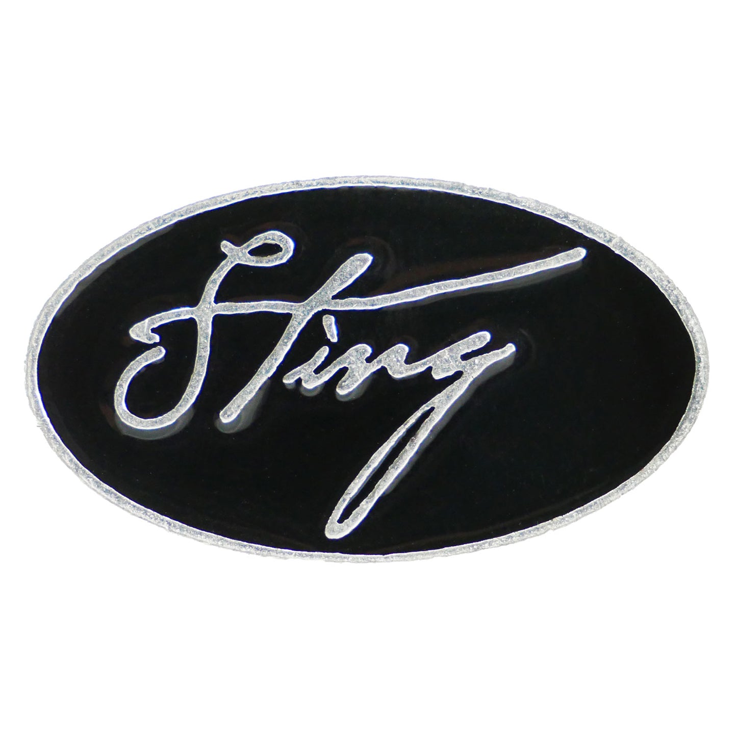 Sting Logo Pewter Pin Badge