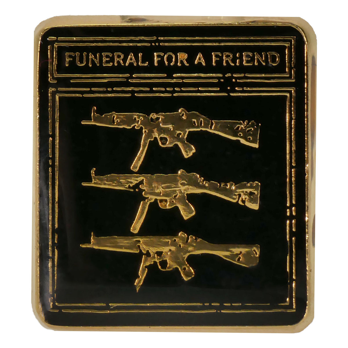Funeral For A Friend Stick Pin Pewter Pin Badge Front
