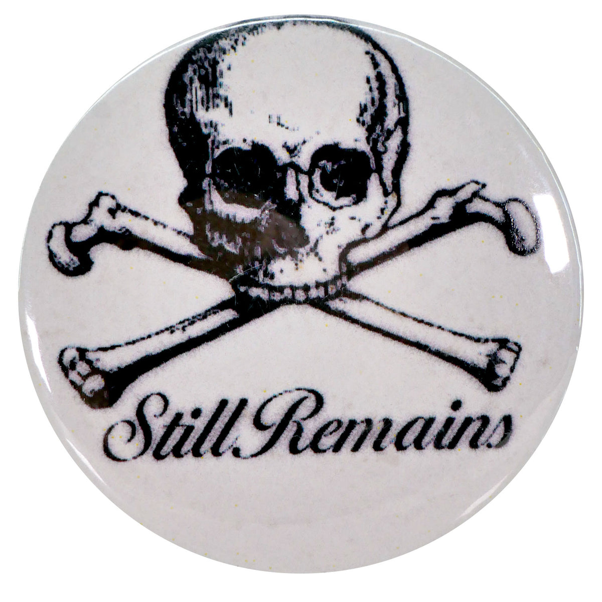 Still Remains Skull & Bones Button Button Front