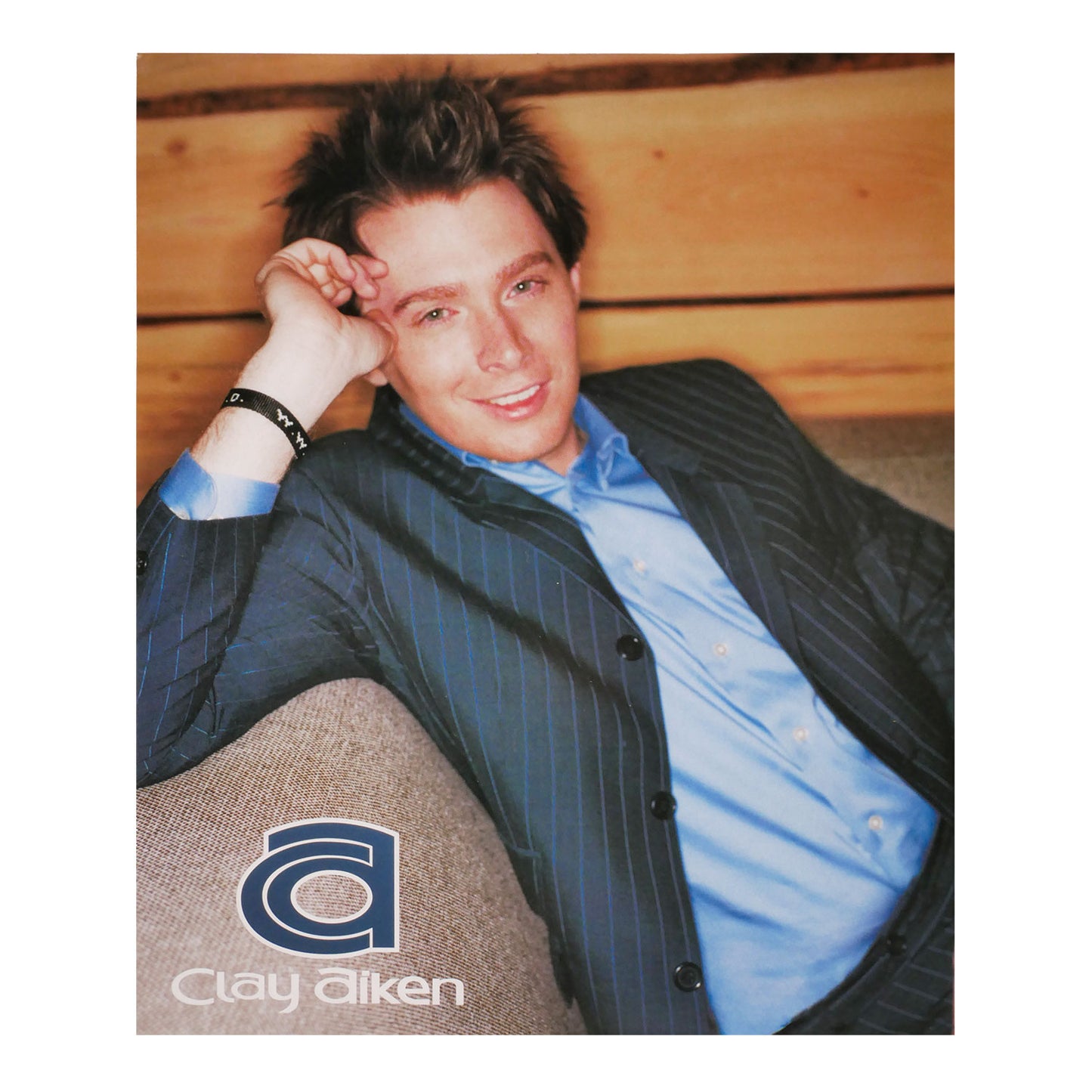 Clay Aiken Logo & Photo Promo Glossy Front