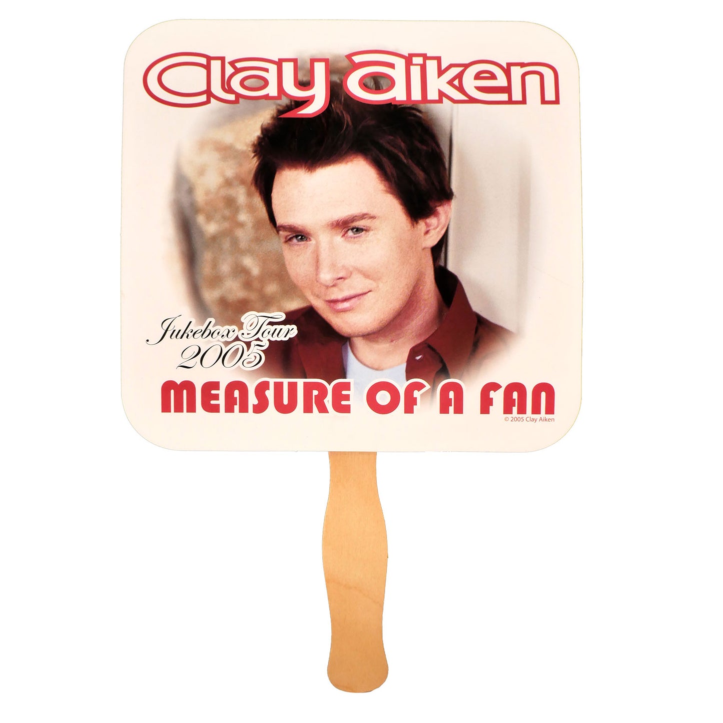 Clay Aiken Concert Fan Costume Accessory Front