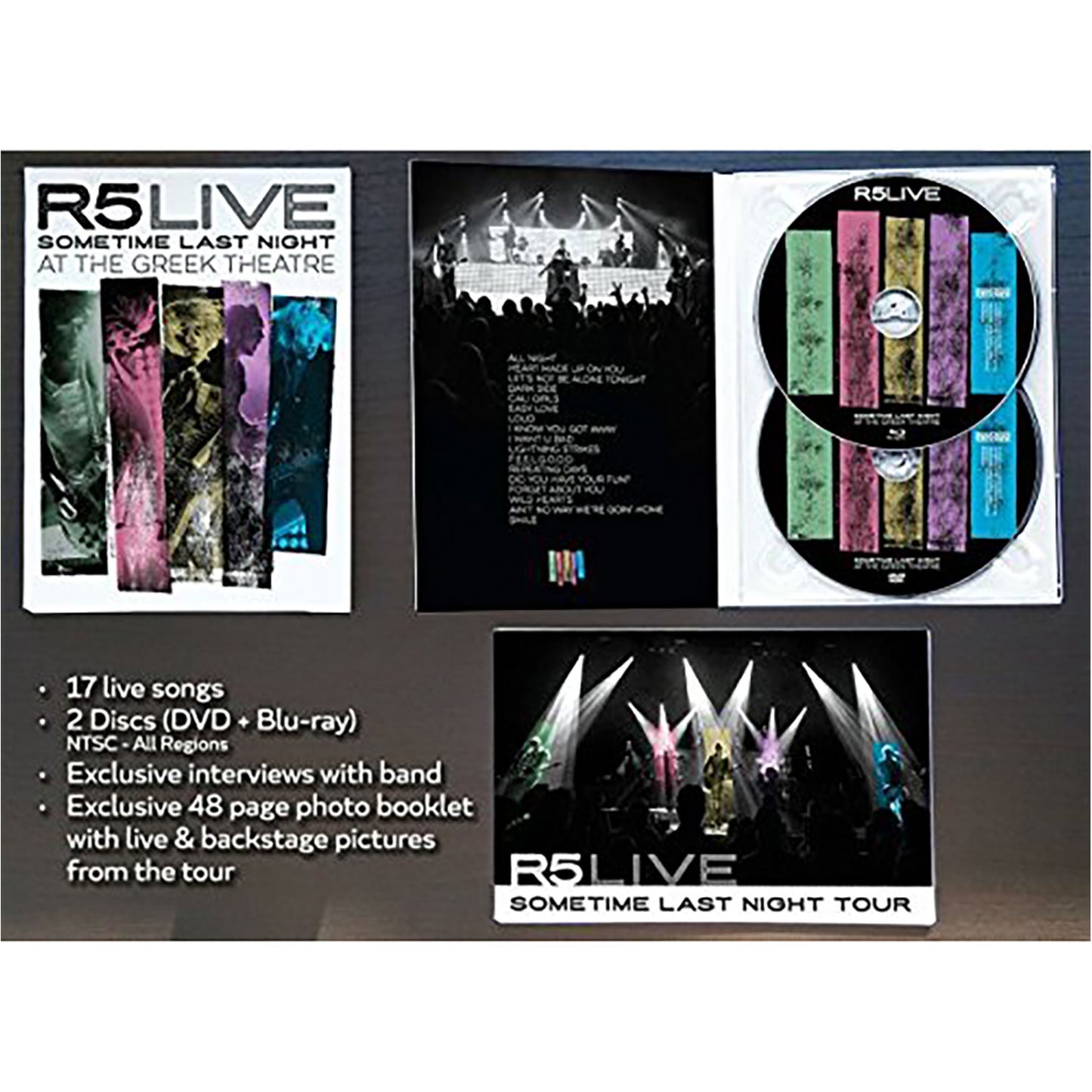R5 Live Sometime Last Night At The Greek Theatre Blu-Ray Back