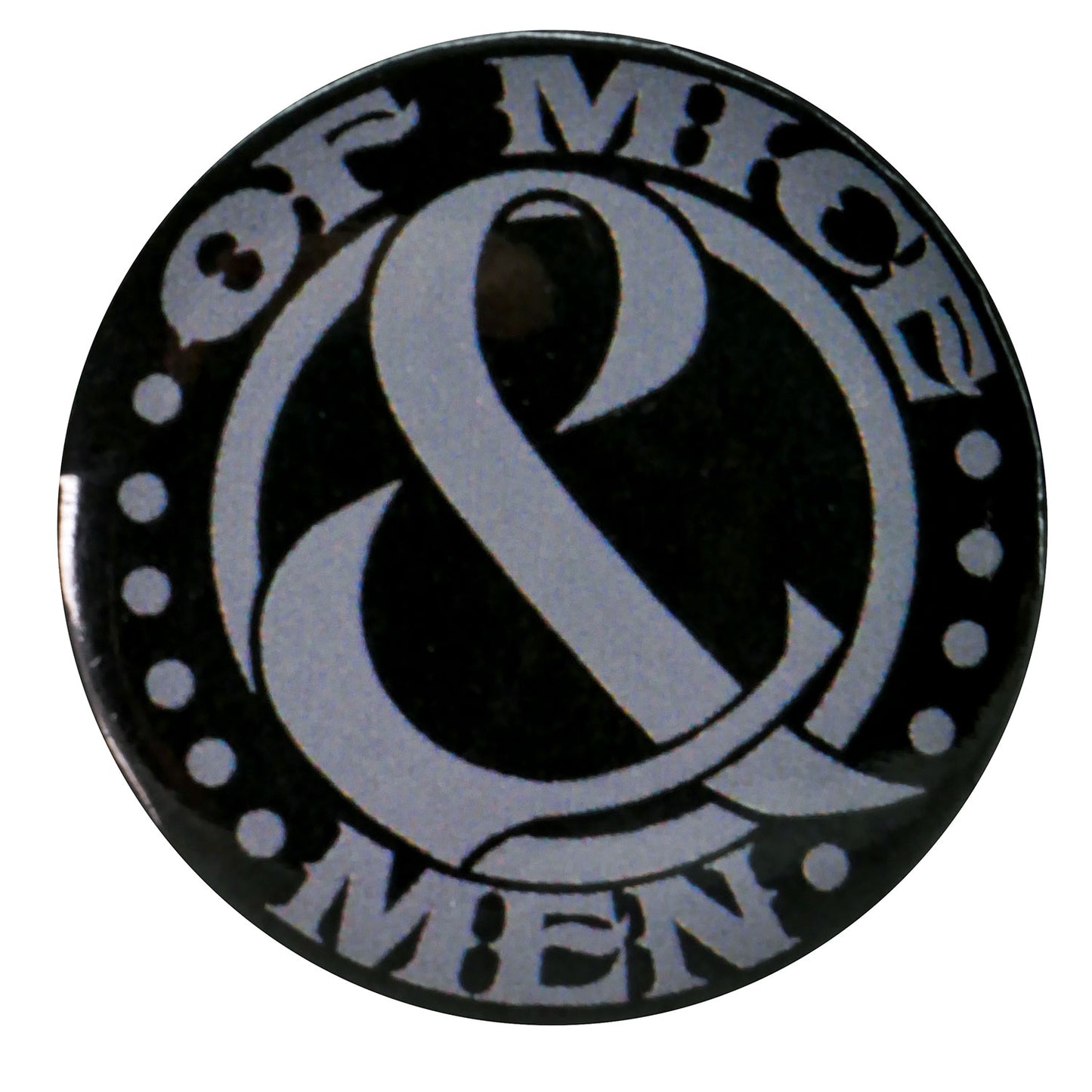 Of Mice & Men Logo Button Front