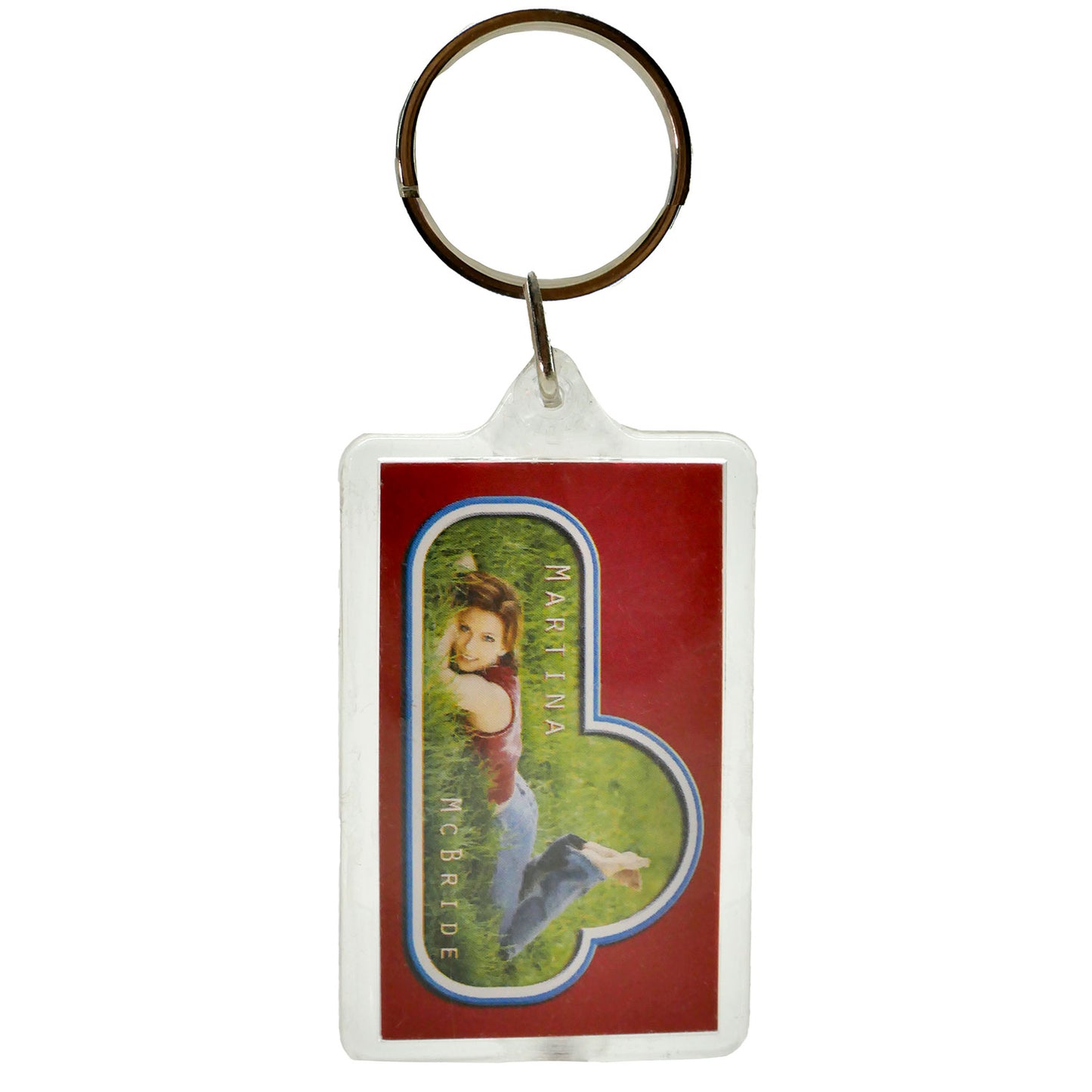 Martina McBride Logo & Photo Plastic Key Chain Front