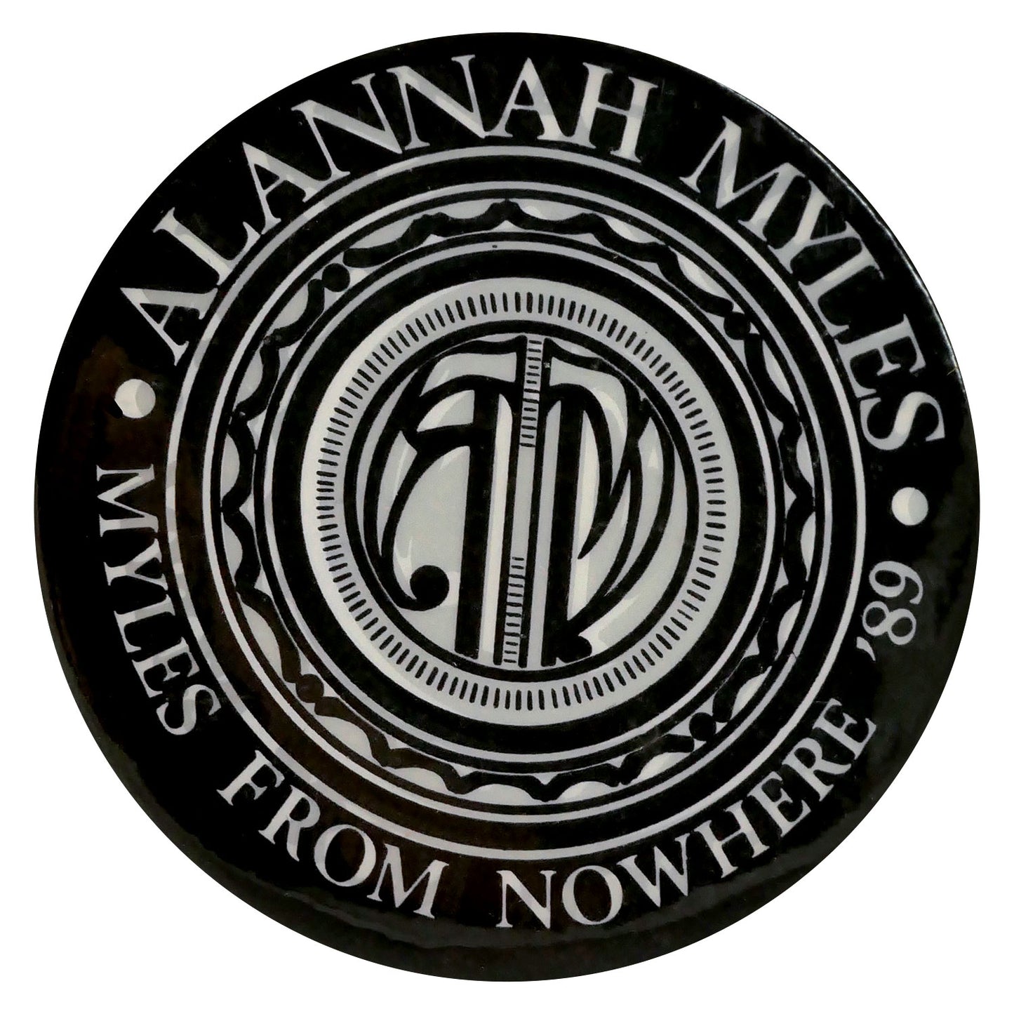 Myles From Nowhere '89 Button