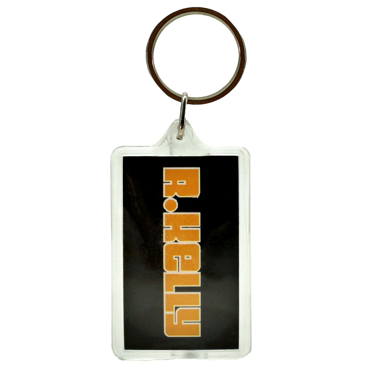 R. Kelly Logo & Photo Plastic Key Chain Back