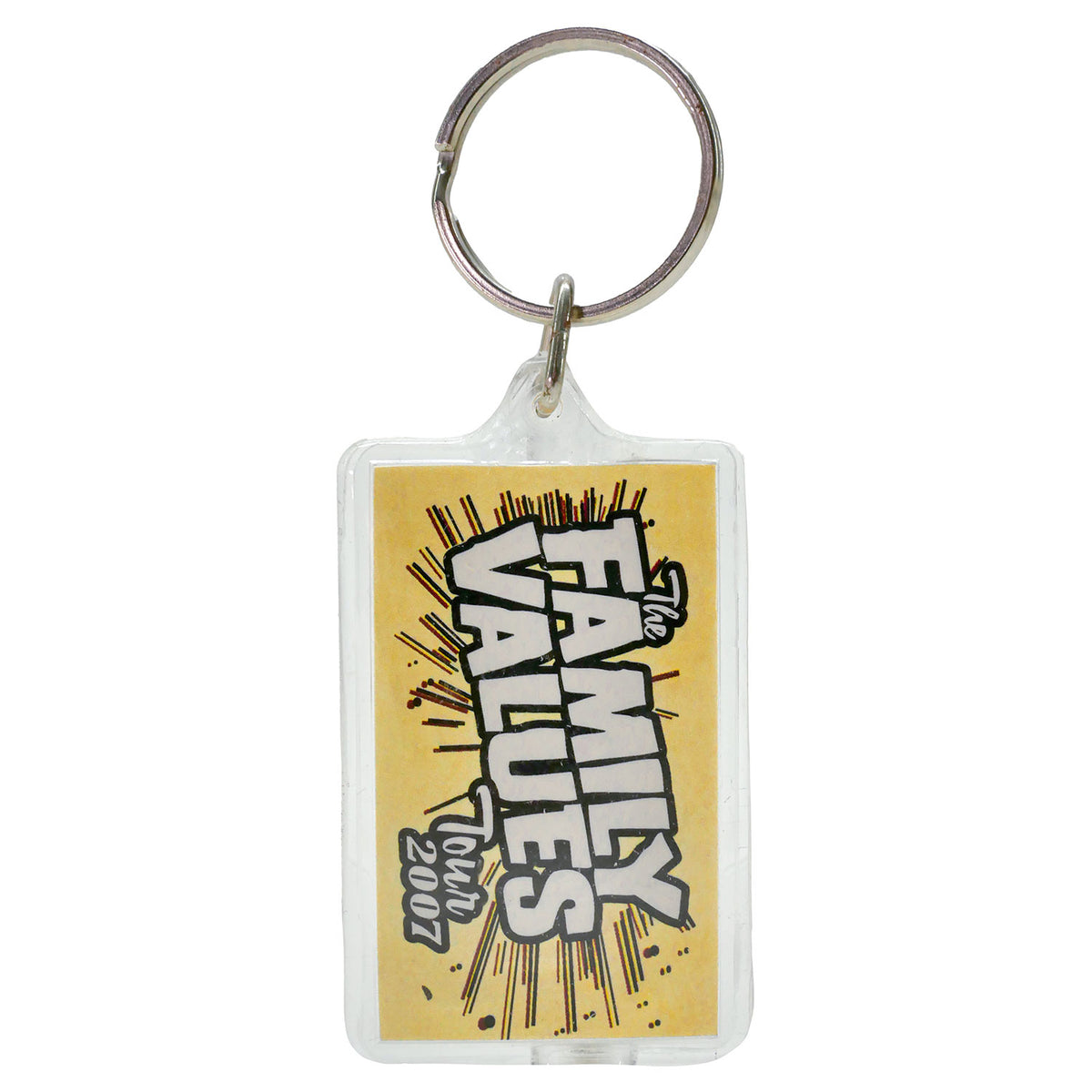 The Family Values Tour 2007 Plastic Key Chain Front