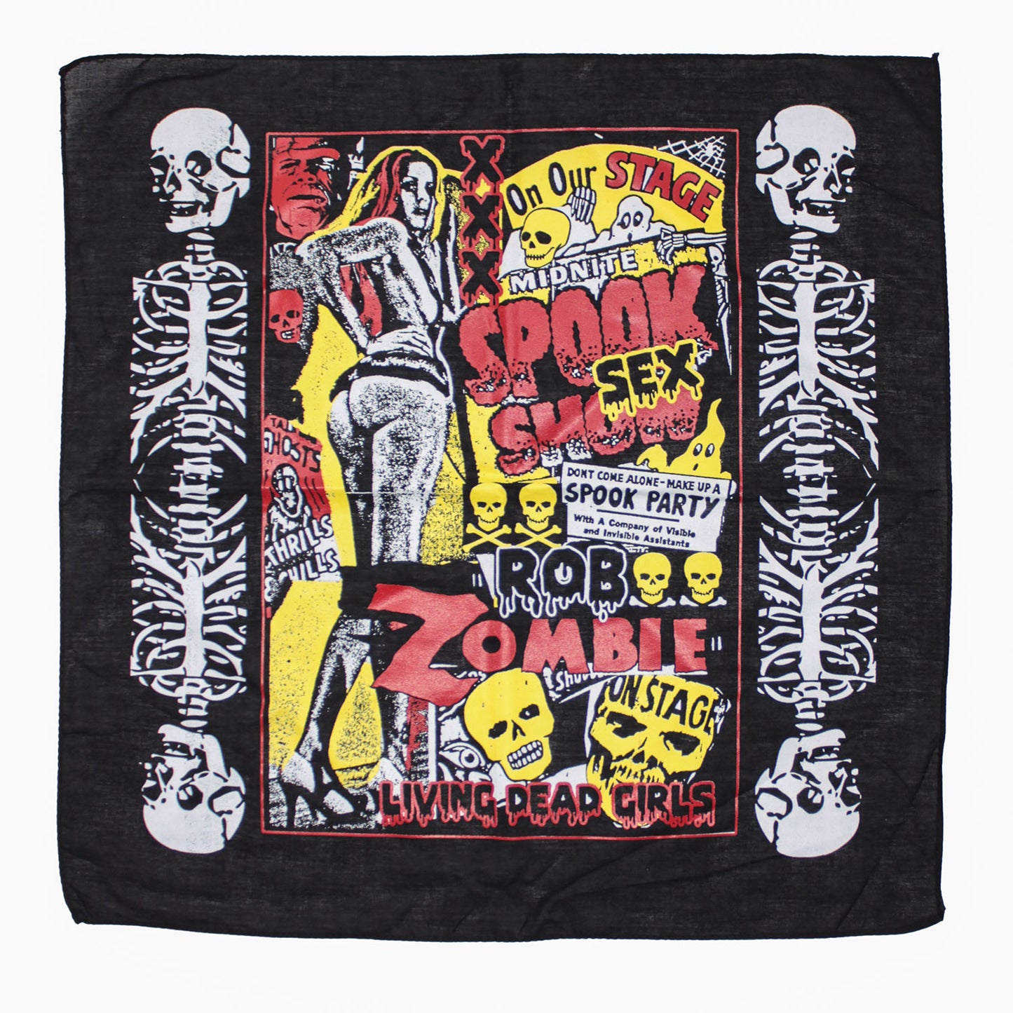 Rob Zombie Living Dead Girls Bandana Front