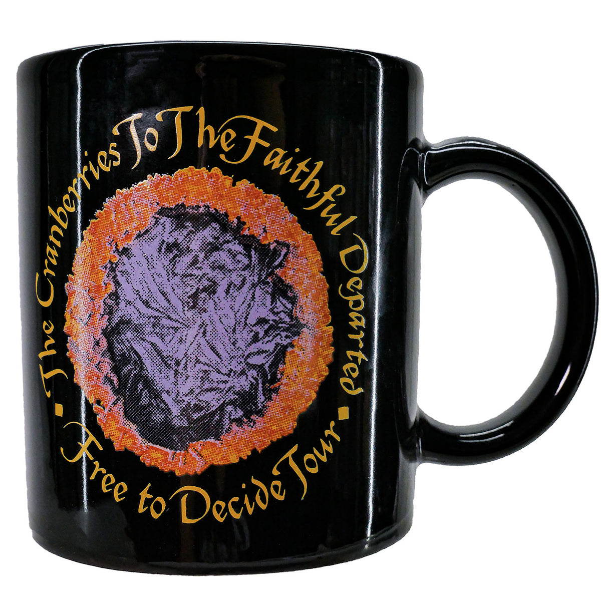 Cranberries To The Faithful Departed Free to Decide Tour Coffee Mug Back