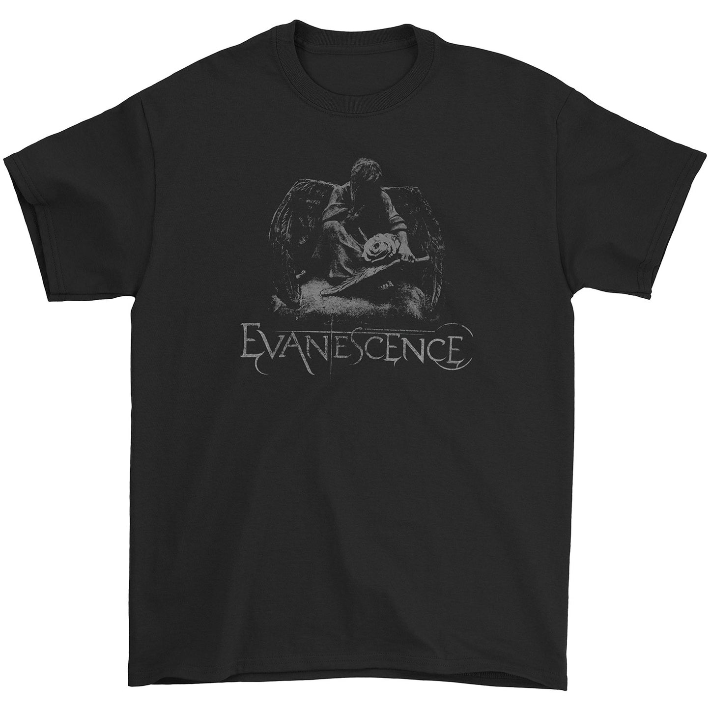 Evanescence Angel Statue T-shirt Front