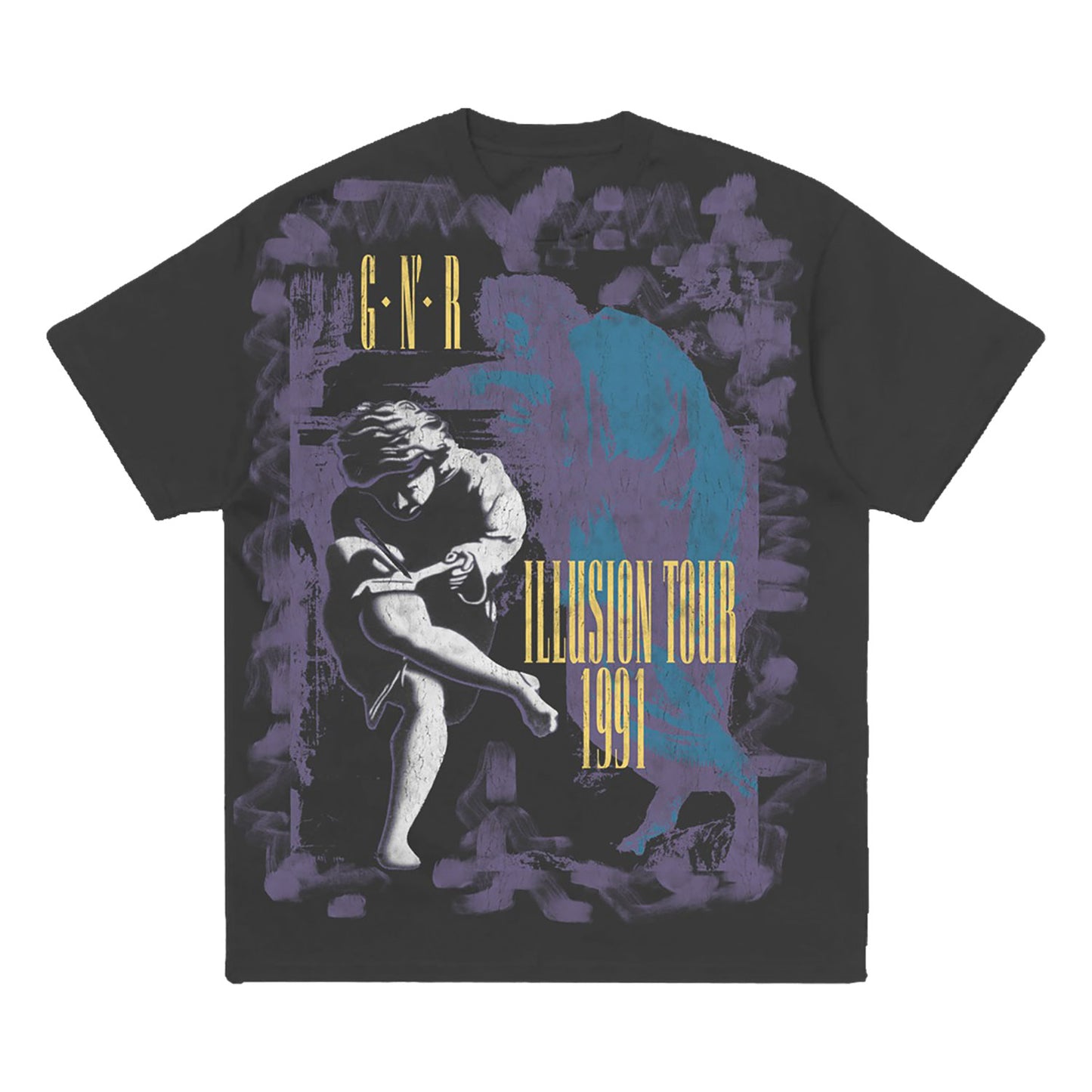 Guns N Roses Illusions Tour Vintage T-shirt Front
