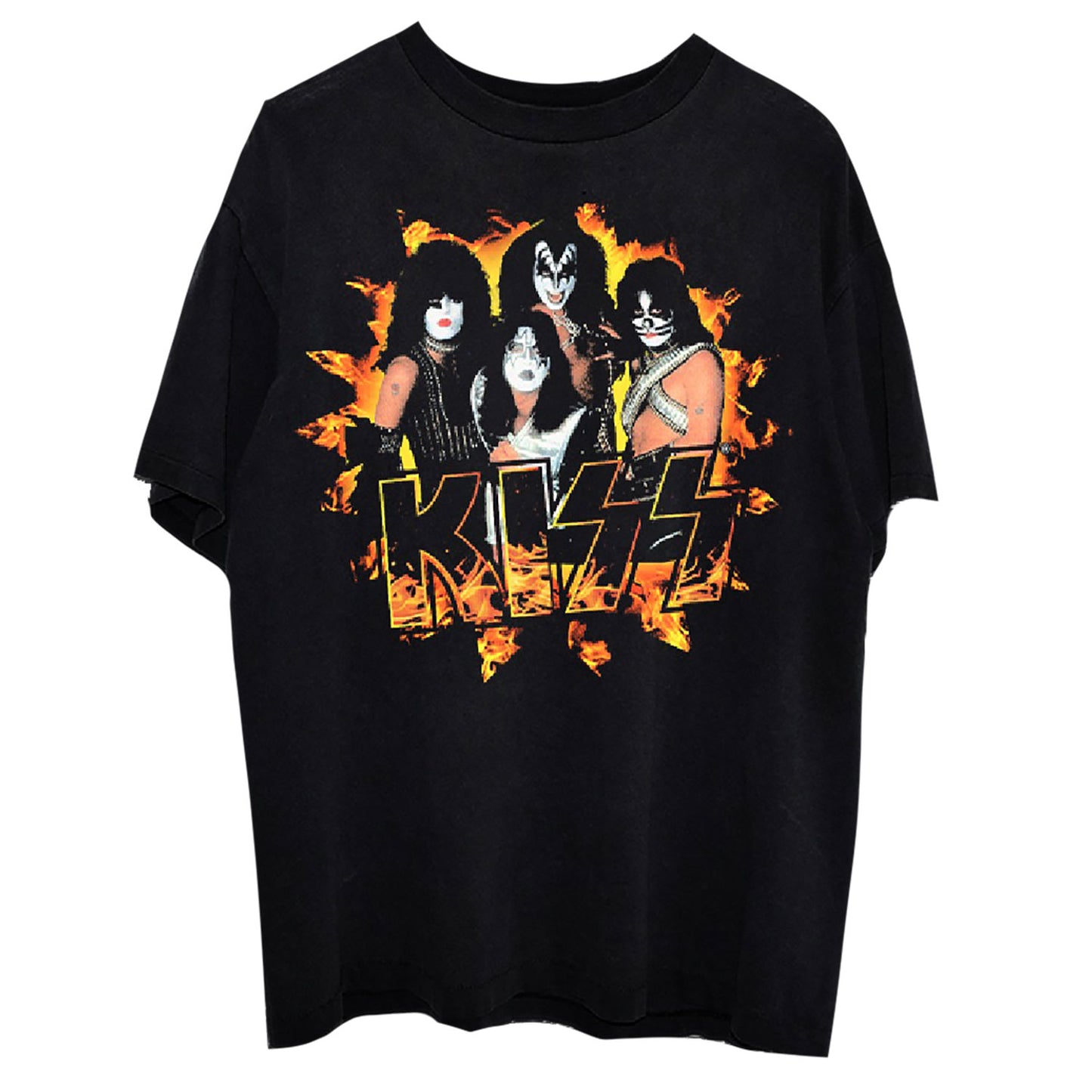 KISS Fire Logo T-shirt Front