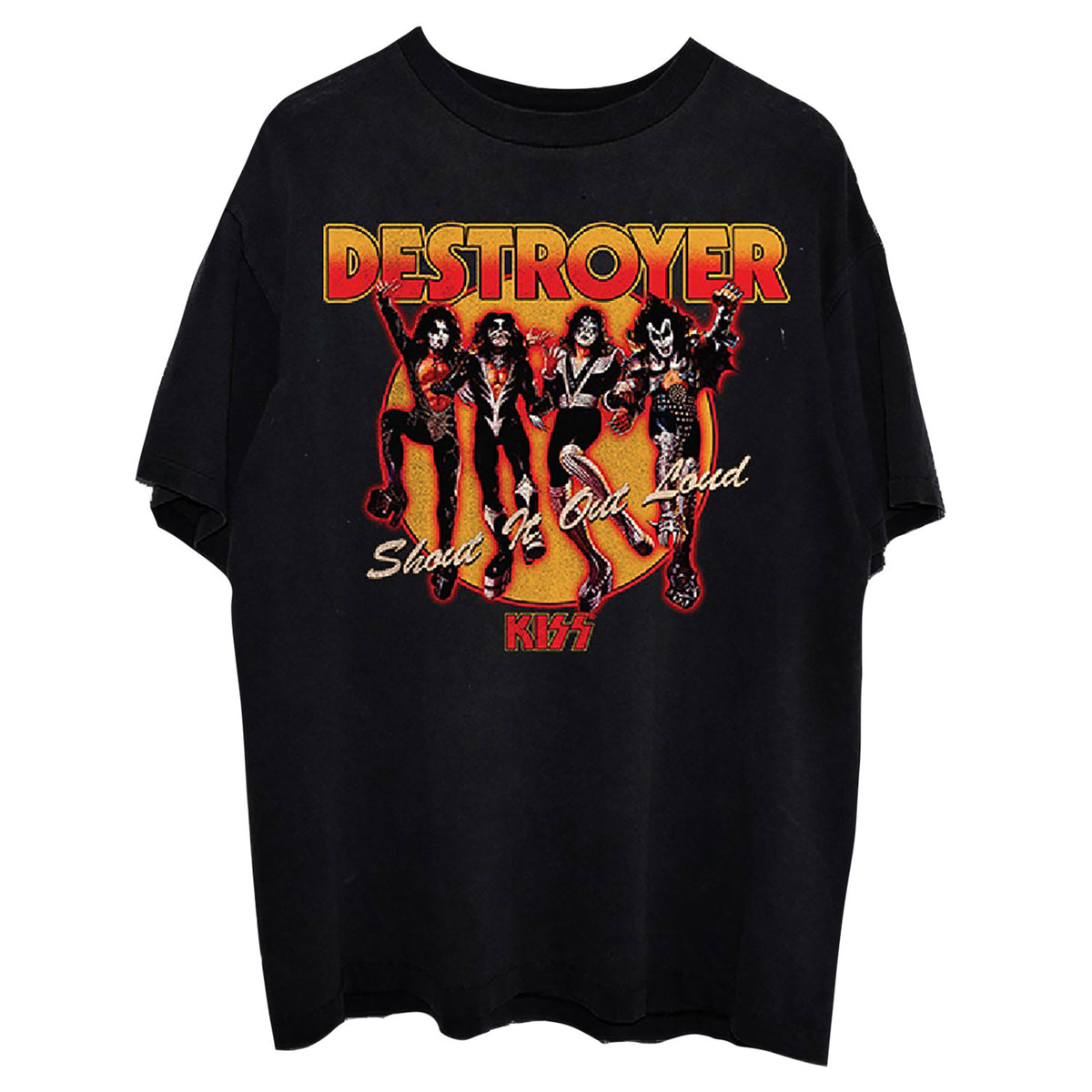 KISS Destroyer T-shirt Front