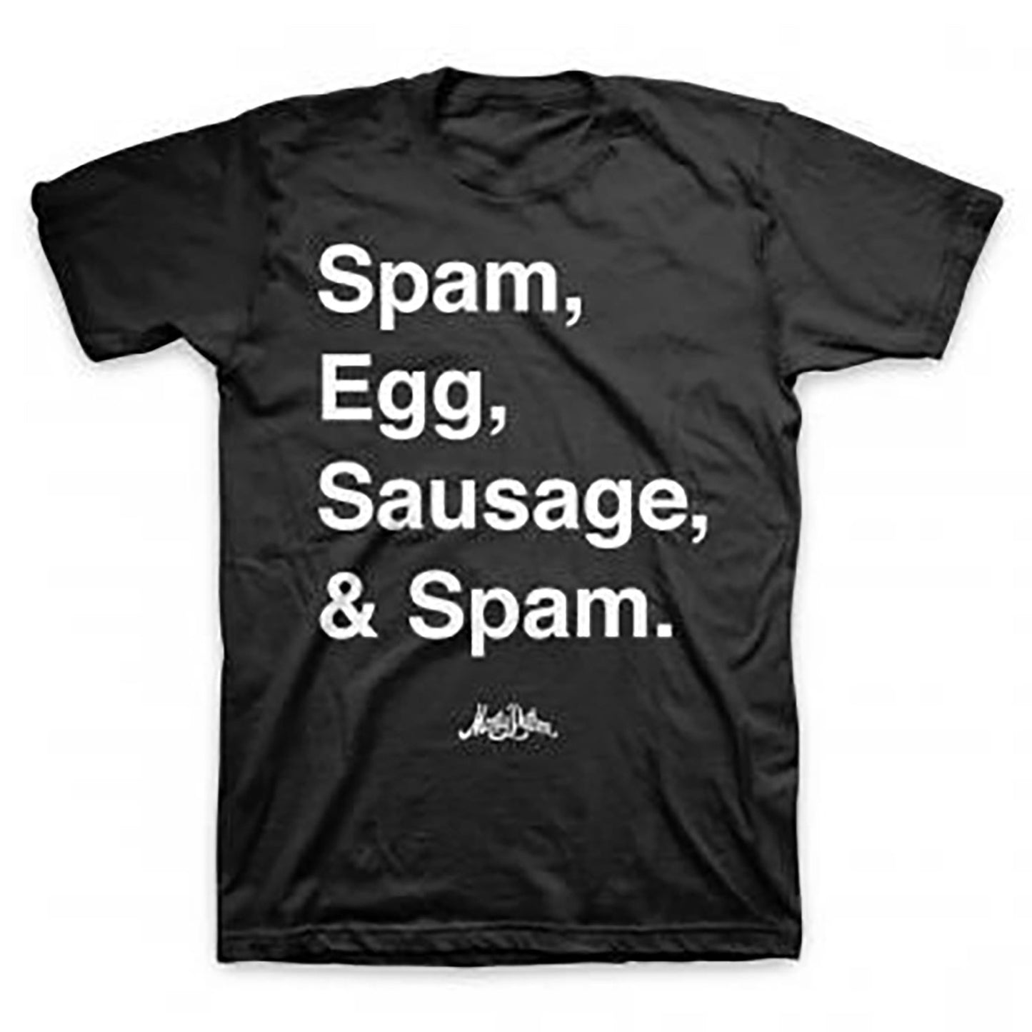 Monty Python Spam Text T-shirt Front