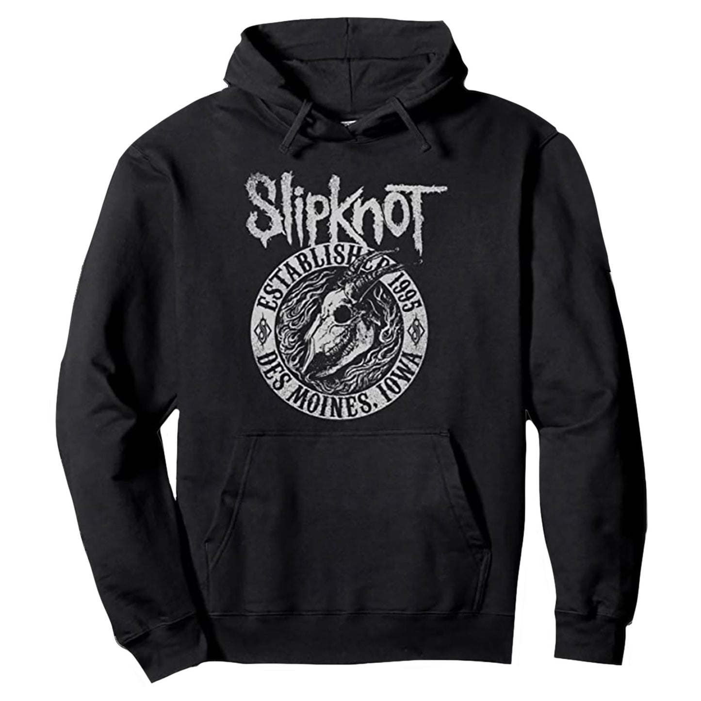 Slipknot Goat Flames Hoodie Hooded Sweatshirt Front