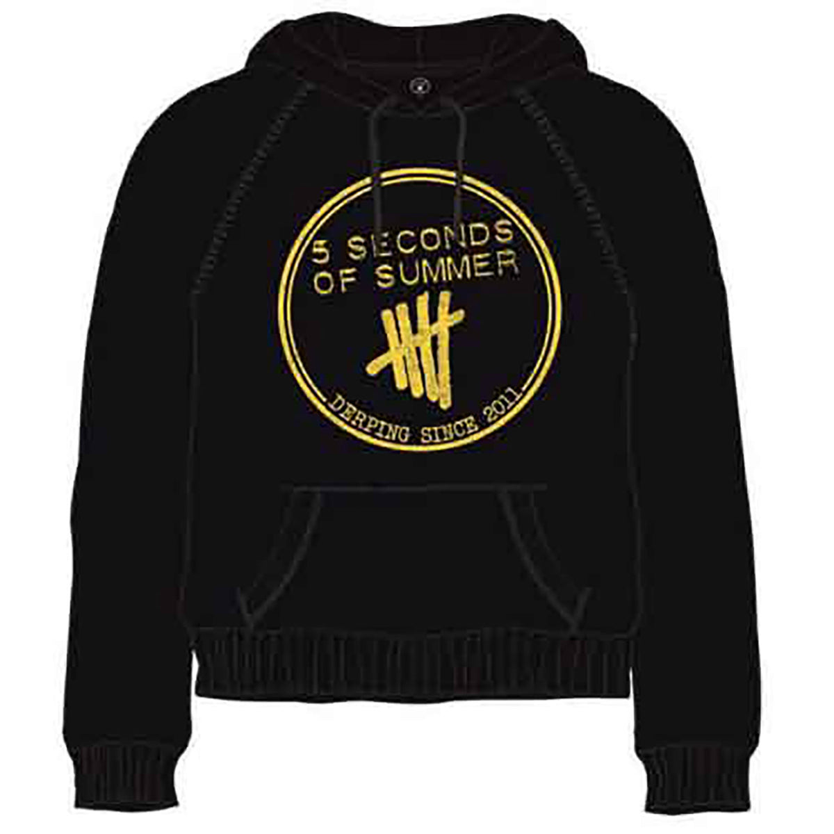 5 Seconds Of Summer Derping Stamp Hooded Sweatshirt Front