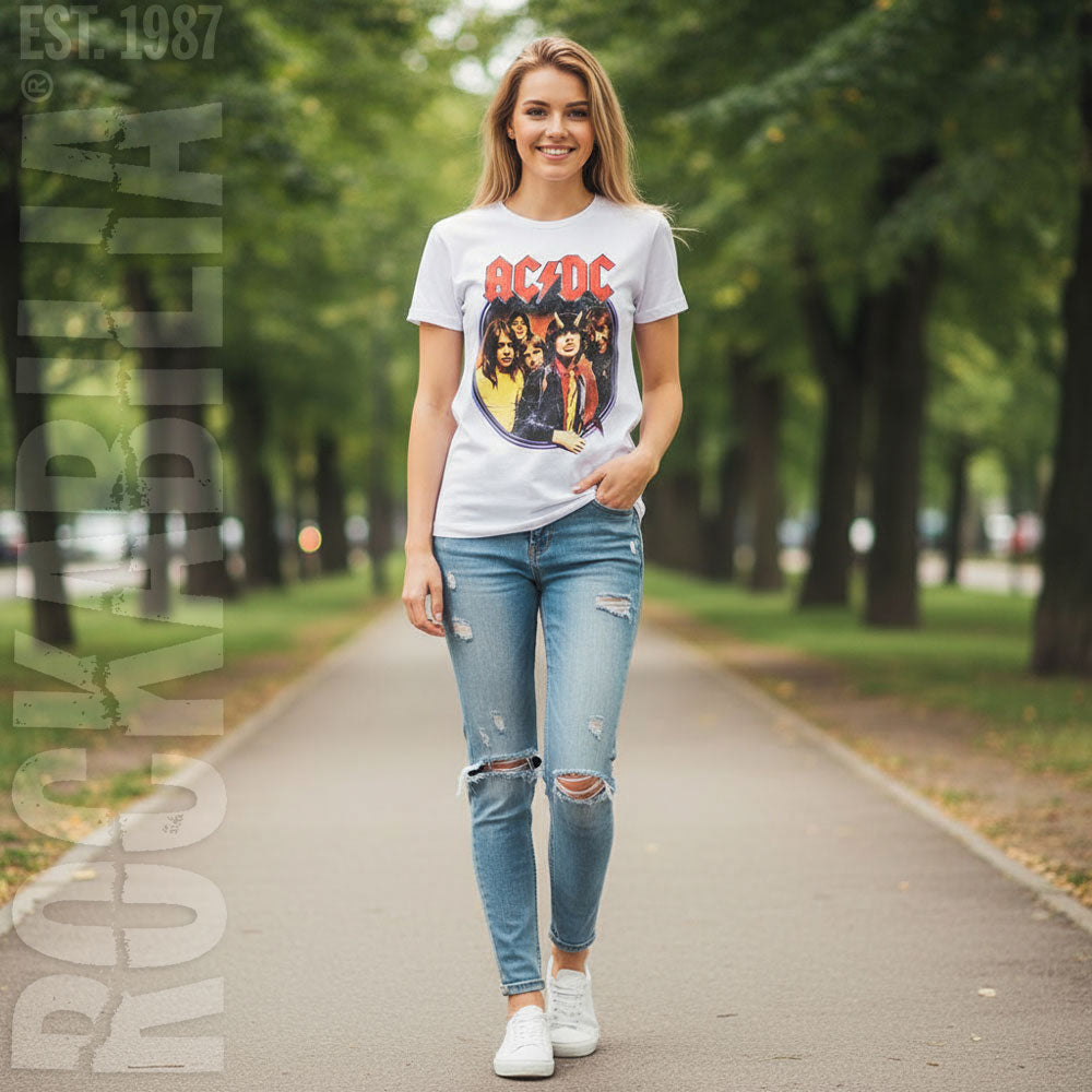 AC/DC Highway To Hell Circle Junior Top Alt 2