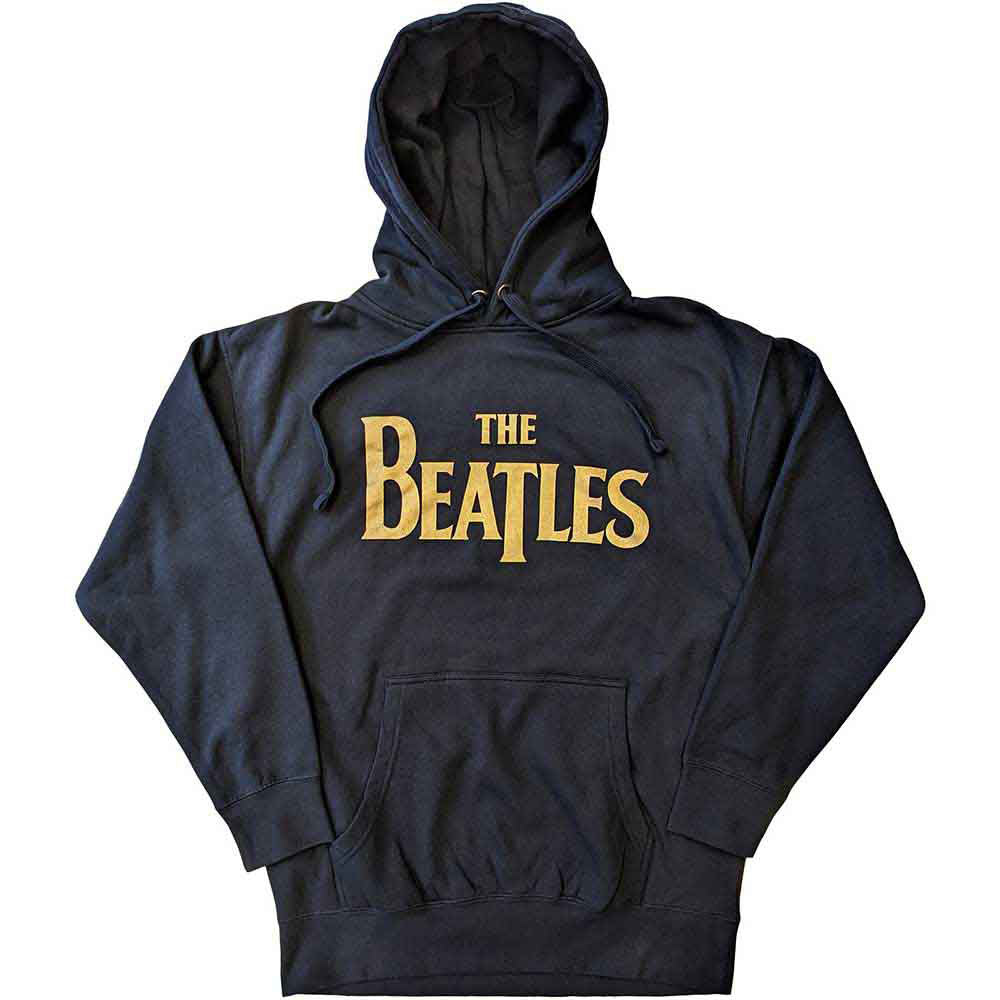 Beatles Gold Drop T Logo Hooded Sweatshirt Front