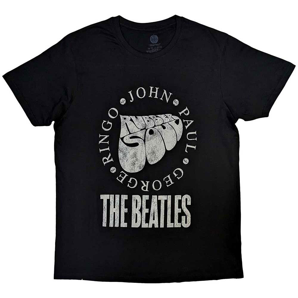 Beatles Rubber Soul Names T-shirt Front