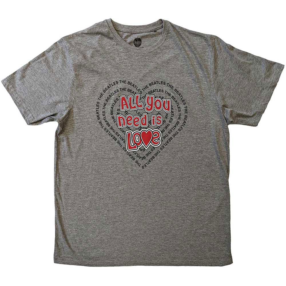 Beatles All You Need Is Love Heart T-shirt Front
